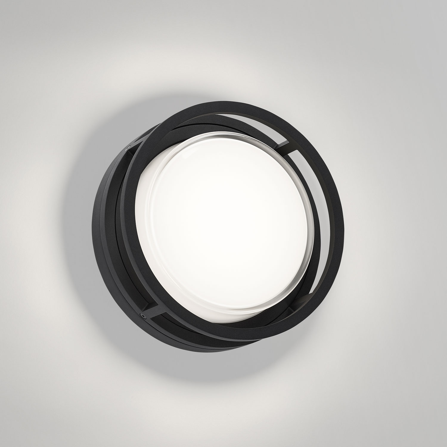 Delta Light 232 712 82 B MONTUR R LED HW, черный, 100-240V 50-60Hz, CRI 80, Галогенные Белый (+2700K), 338 lm 8 W 47 lm W, настенно-потолочный накладной светильник, Delta Light, Бельгия