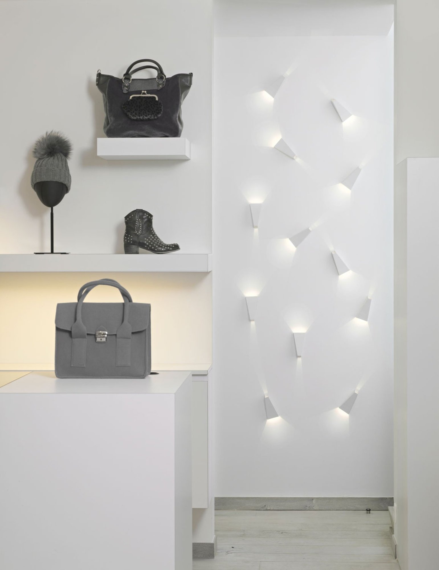 TOPIX WW A алюм. серый Delta Light настенный светильник 7