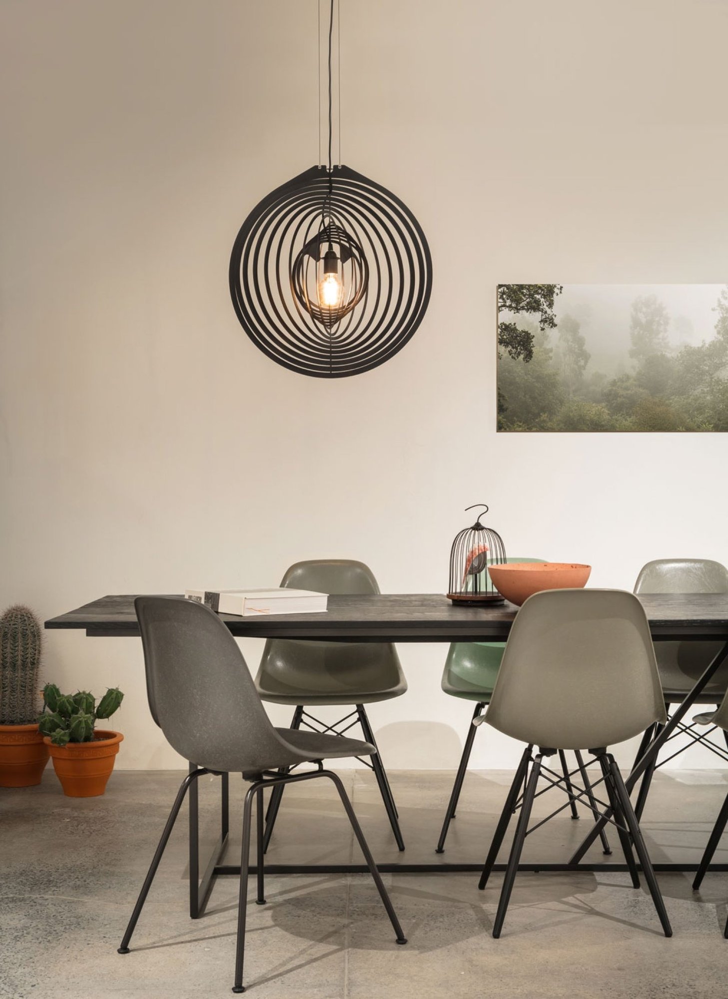 SOIREE RC 81 E27 B черный Delta Light подвесной светильник 4