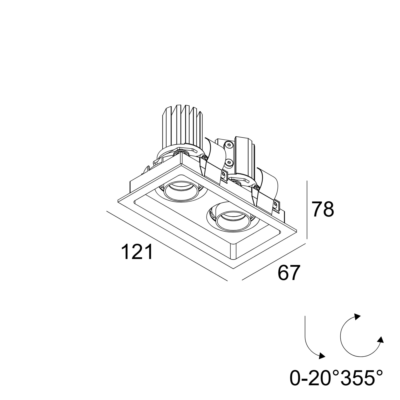 MOUNTING KIT TRIMLESS MICROSPY IN OK Delta Light монтажный комлект 2
