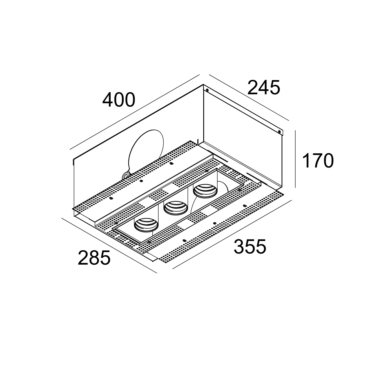 SPLITBOX 3 SPY 52 92720 W белый Delta Light Встраиваемый в потолок светильник 2