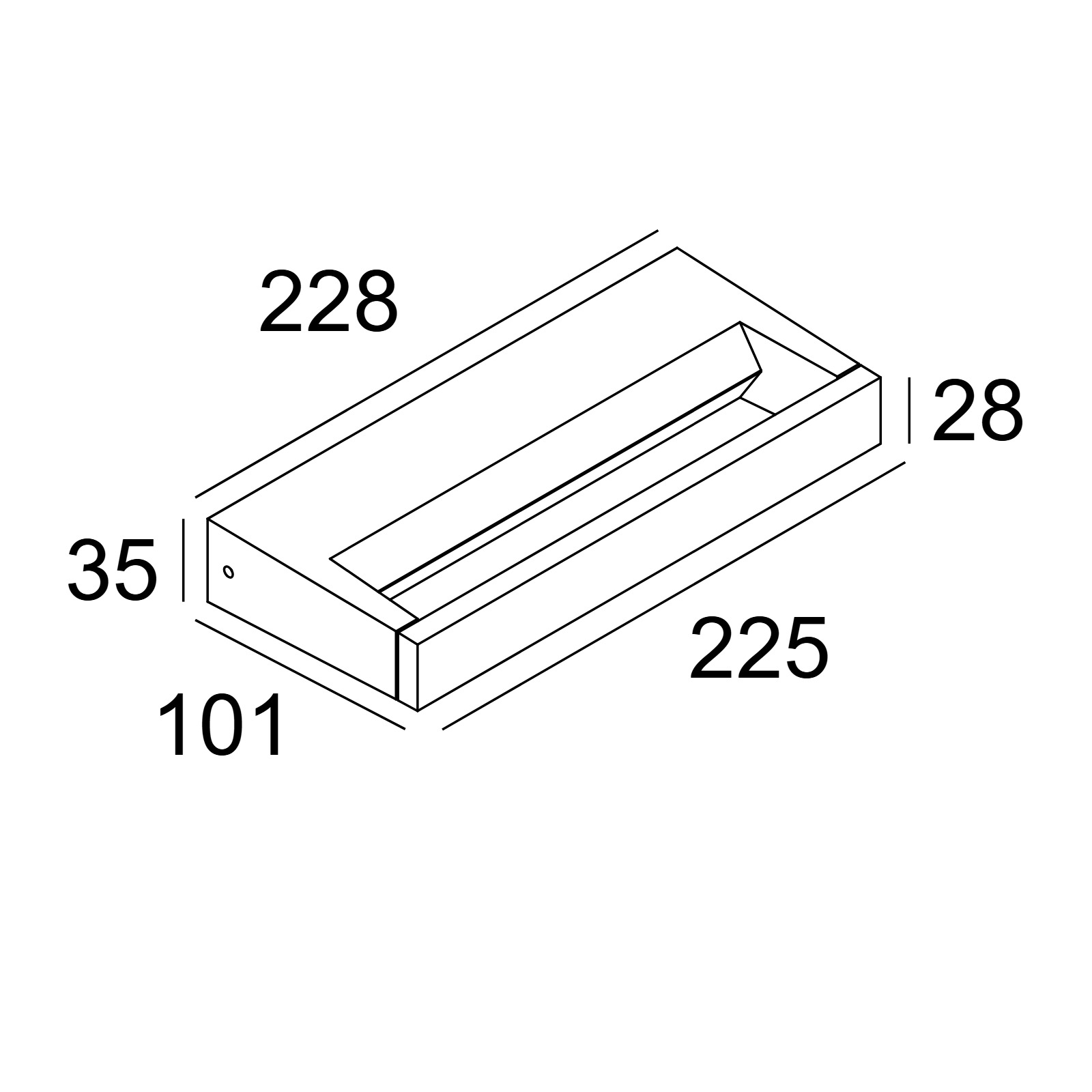 BACKSPACE II 22 927 DIM8 W белый Delta Light настенный светильник 2
