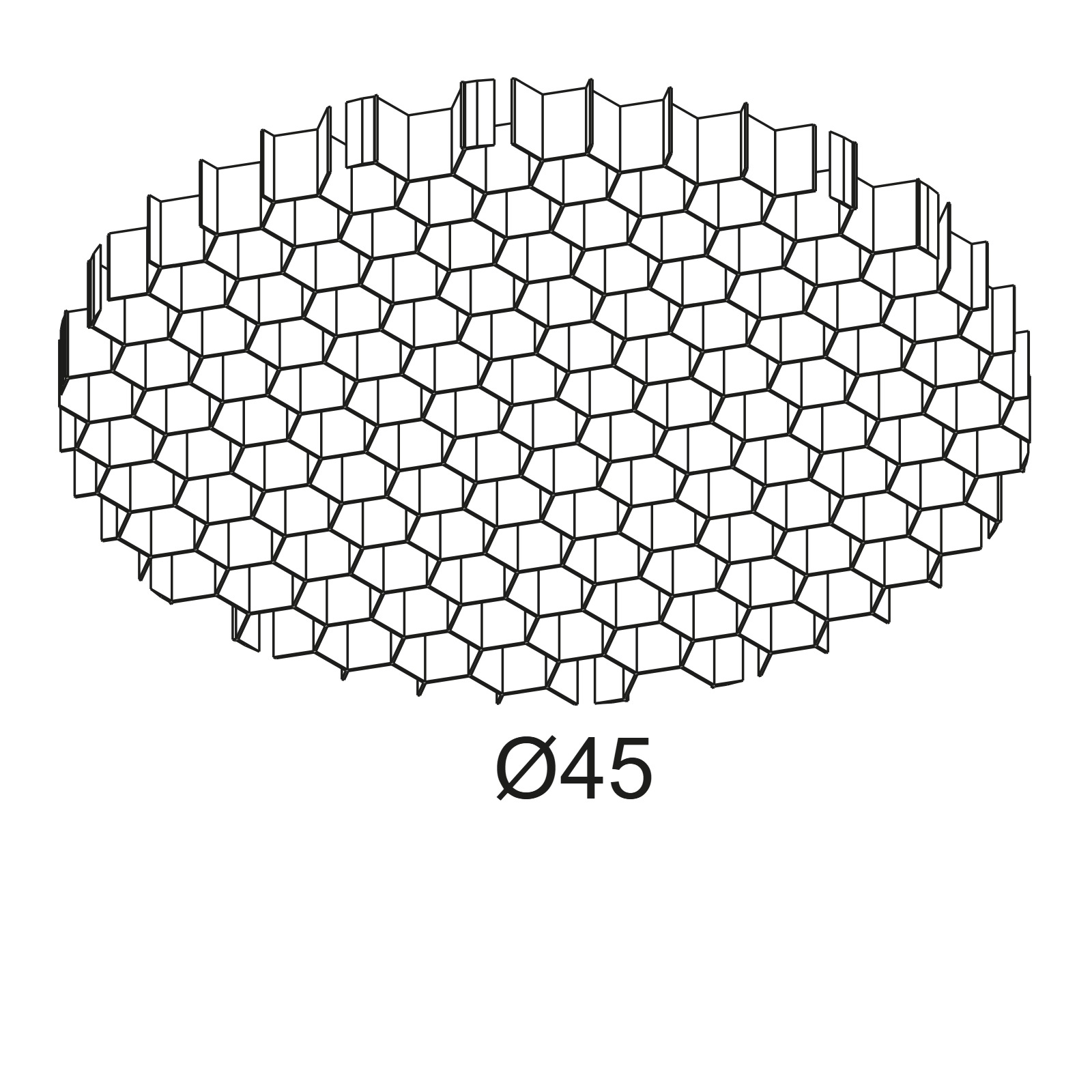 HONEYCOMB 50 B черный Delta Light аксессуар 5