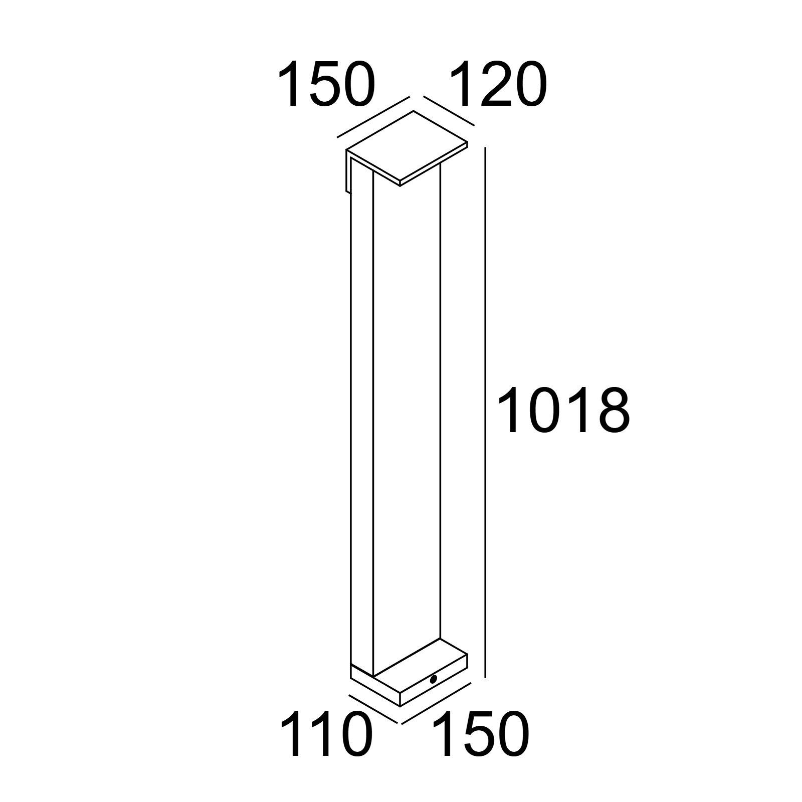 OBLIX F 100 930 N Delta Light садовый светильник 2