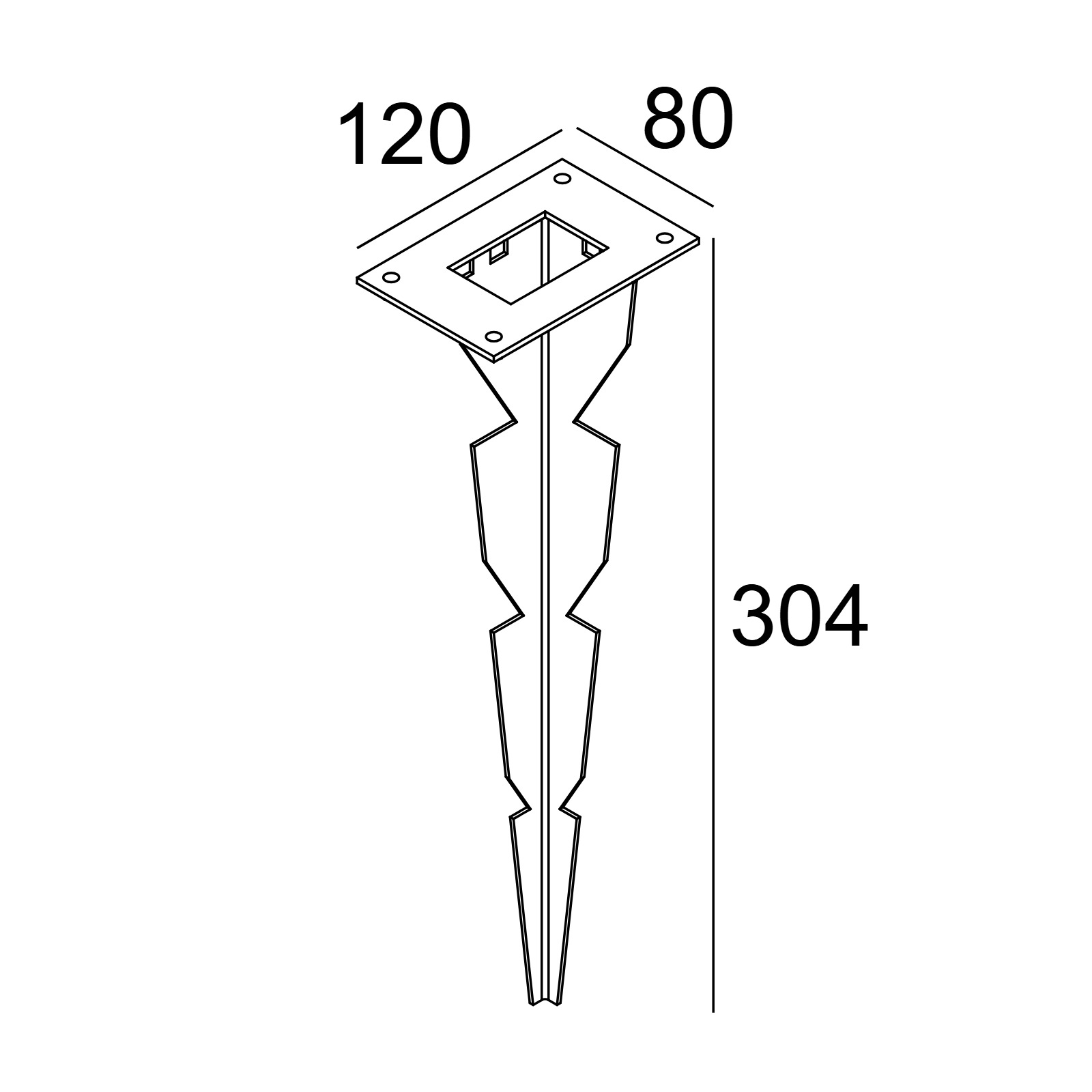 PIN 19 Delta Light колышек