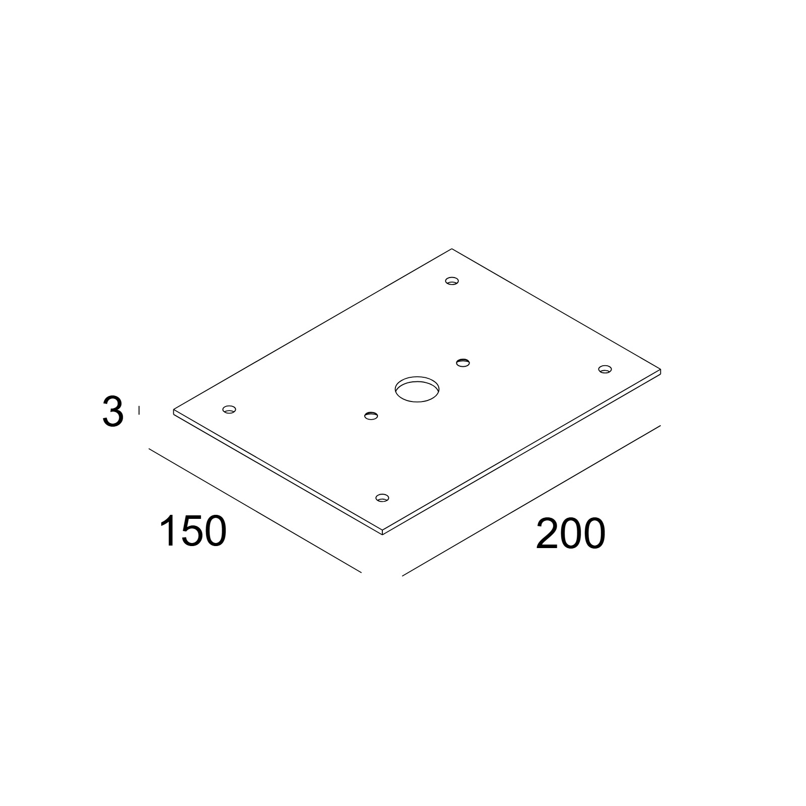 PLATE 12 N Delta Light закладная деталь