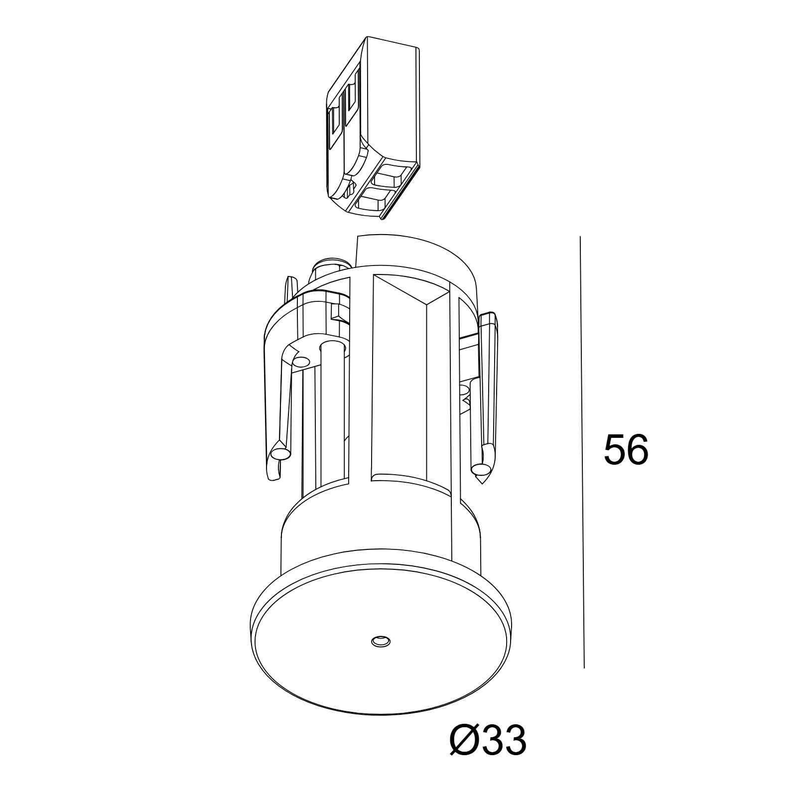 SUSPENSION + CONNECTION ST W белый Delta Light подвесной светильник 2
