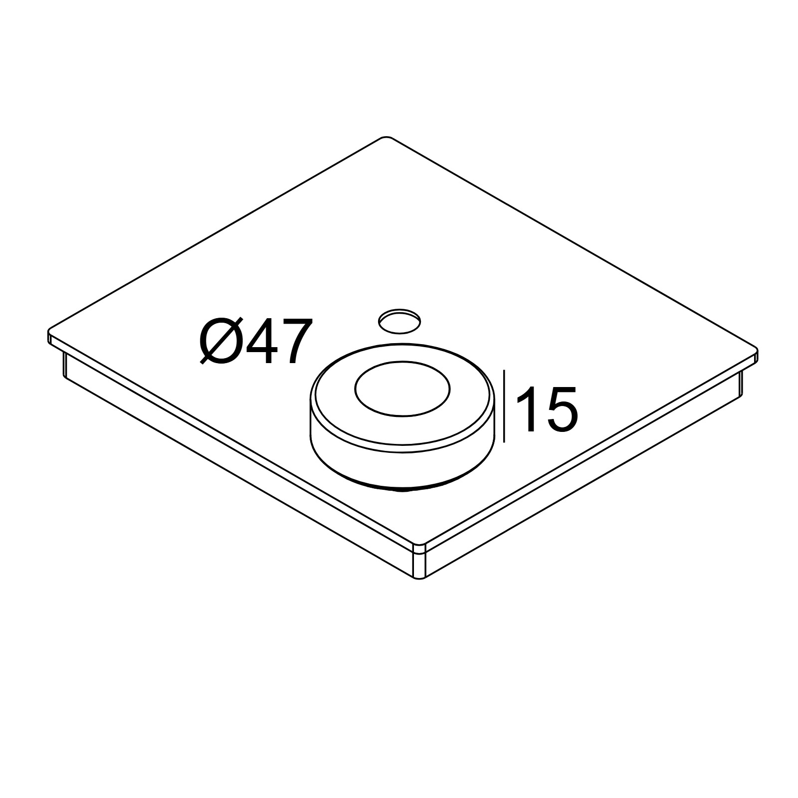 POLESANO WIFI PUCK A алюм. серый Delta Light EFS 2