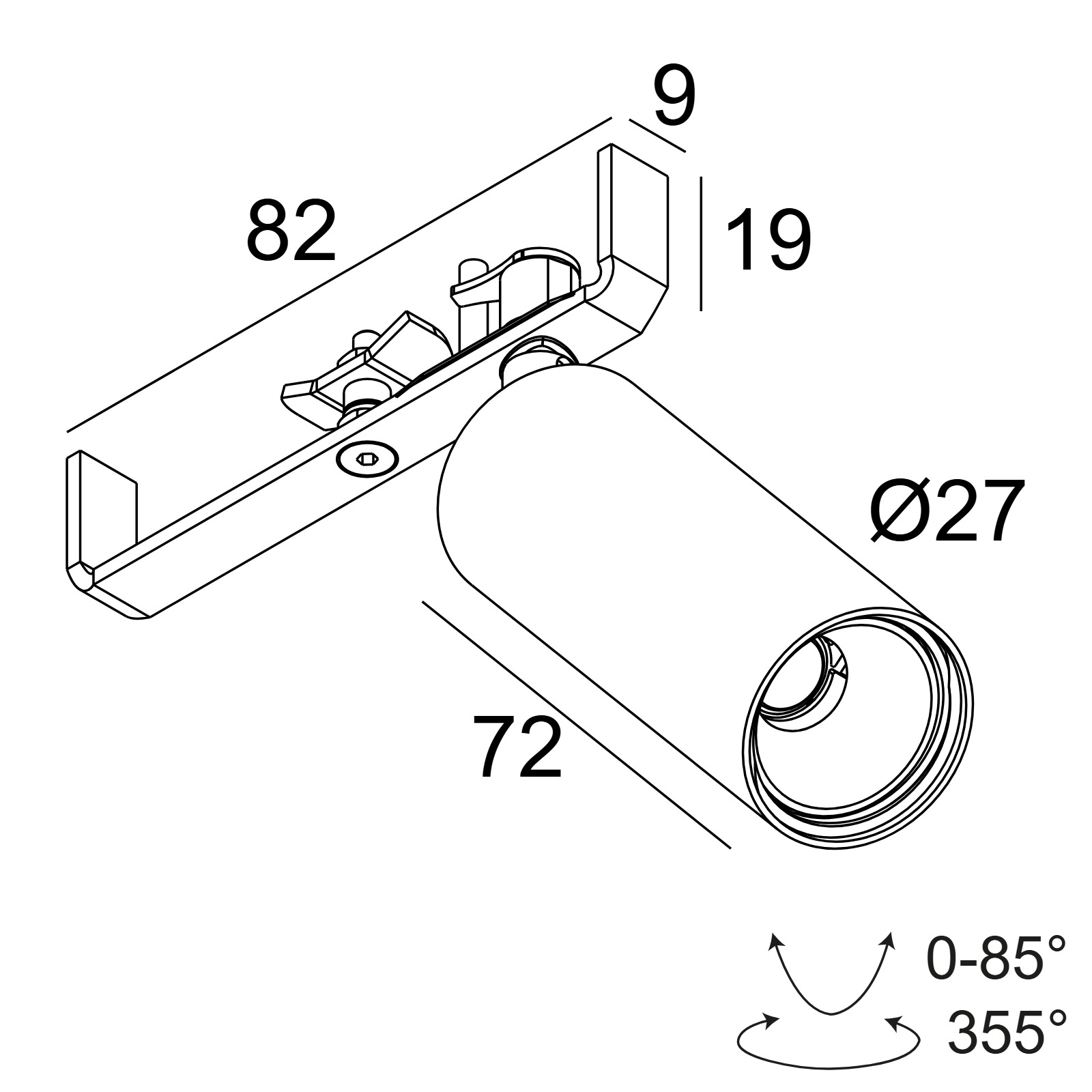 TGL-TR - SPY 27 92730 GC золото цветное Delta Light трековый светильник 2