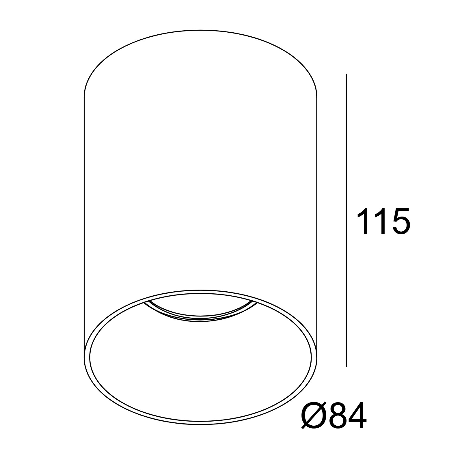 QOBY R Hi W белый Delta Light накладной потолочный светильник 2