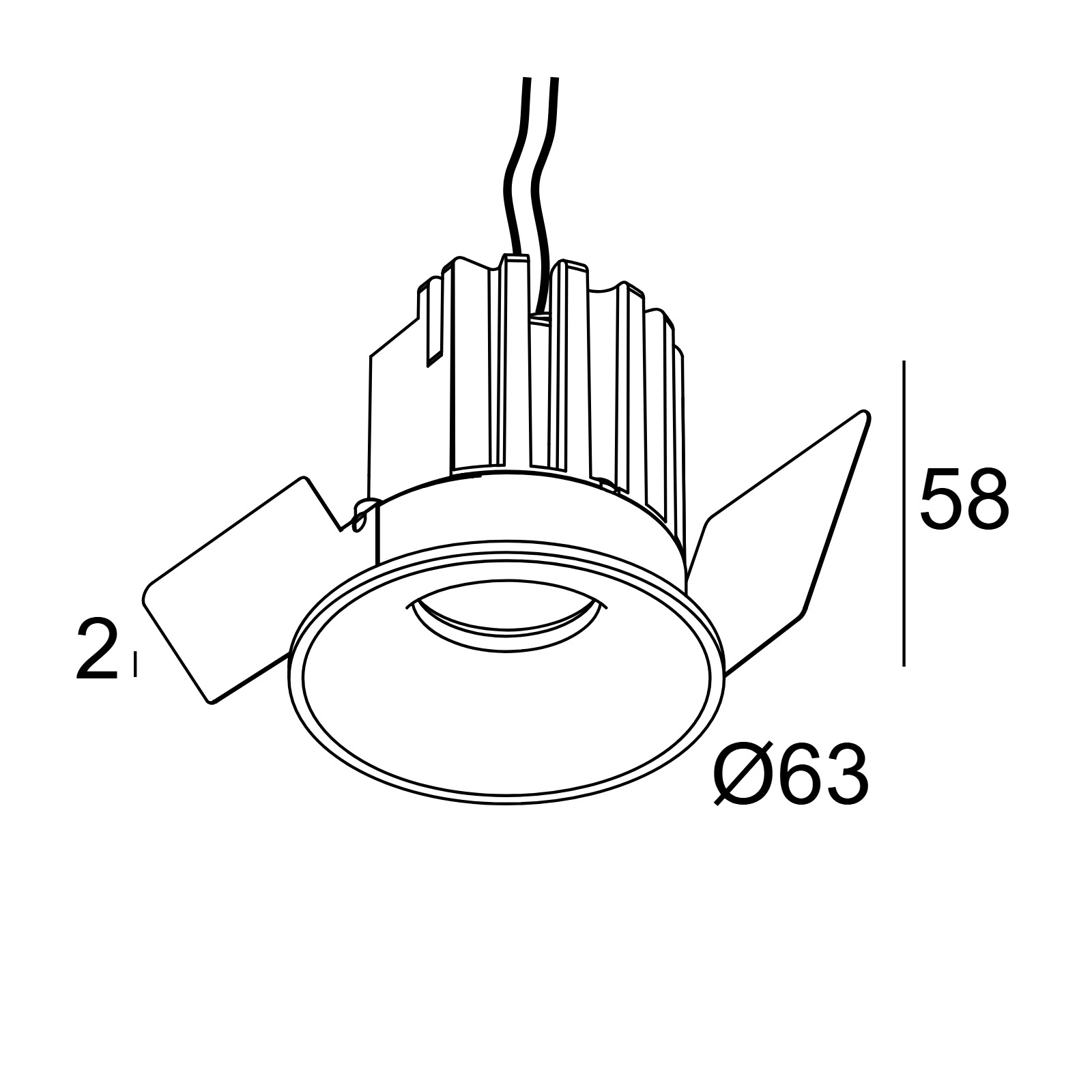 Светильник REO Delta Light MINI REO II 92718 B 2