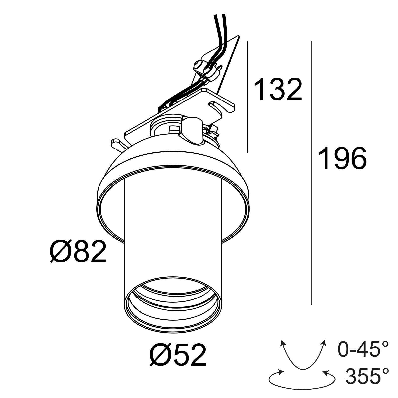 SPY 52 TRIMLESS SOFT 93020 FBR фламандская бронза Delta Light Встраиваемый в потолок светильник 2