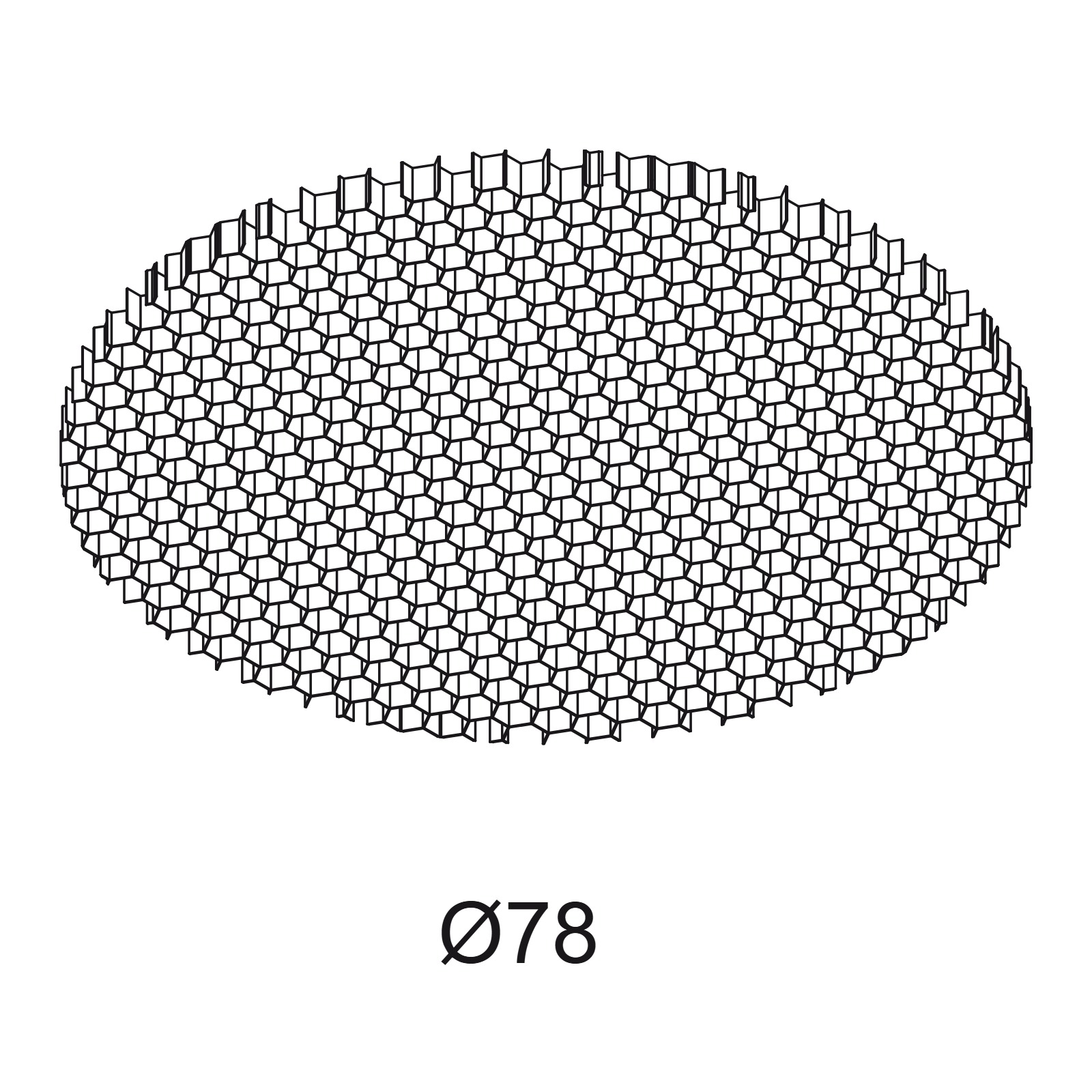 HONEYCOMB 72 B черный Delta Light аксессуар 3