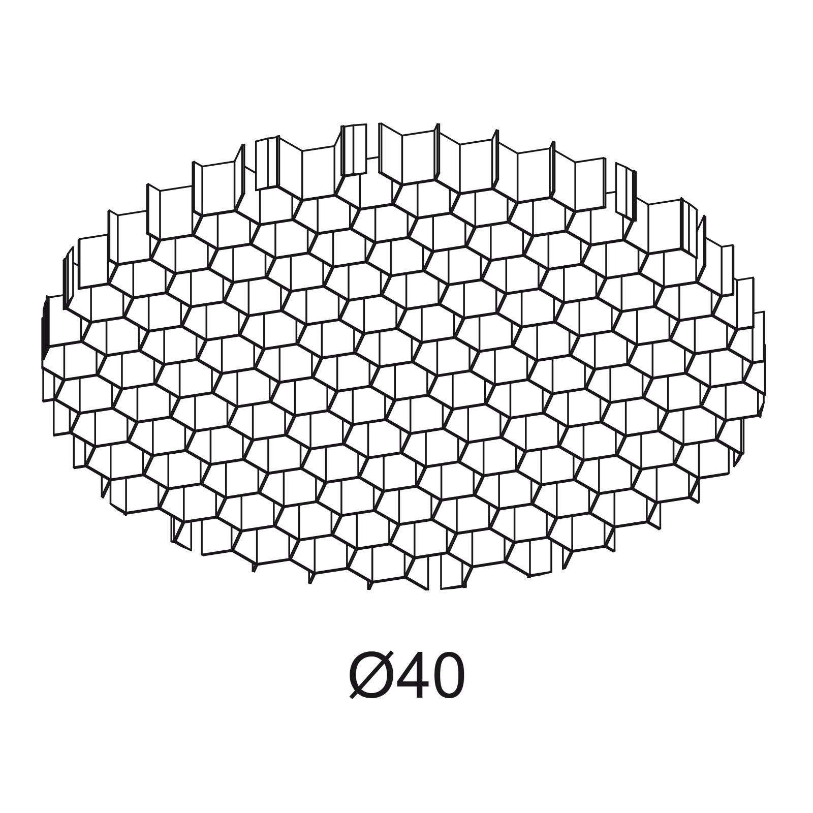 HONEYCOMB 50 B черный Delta Light аксессуар 6