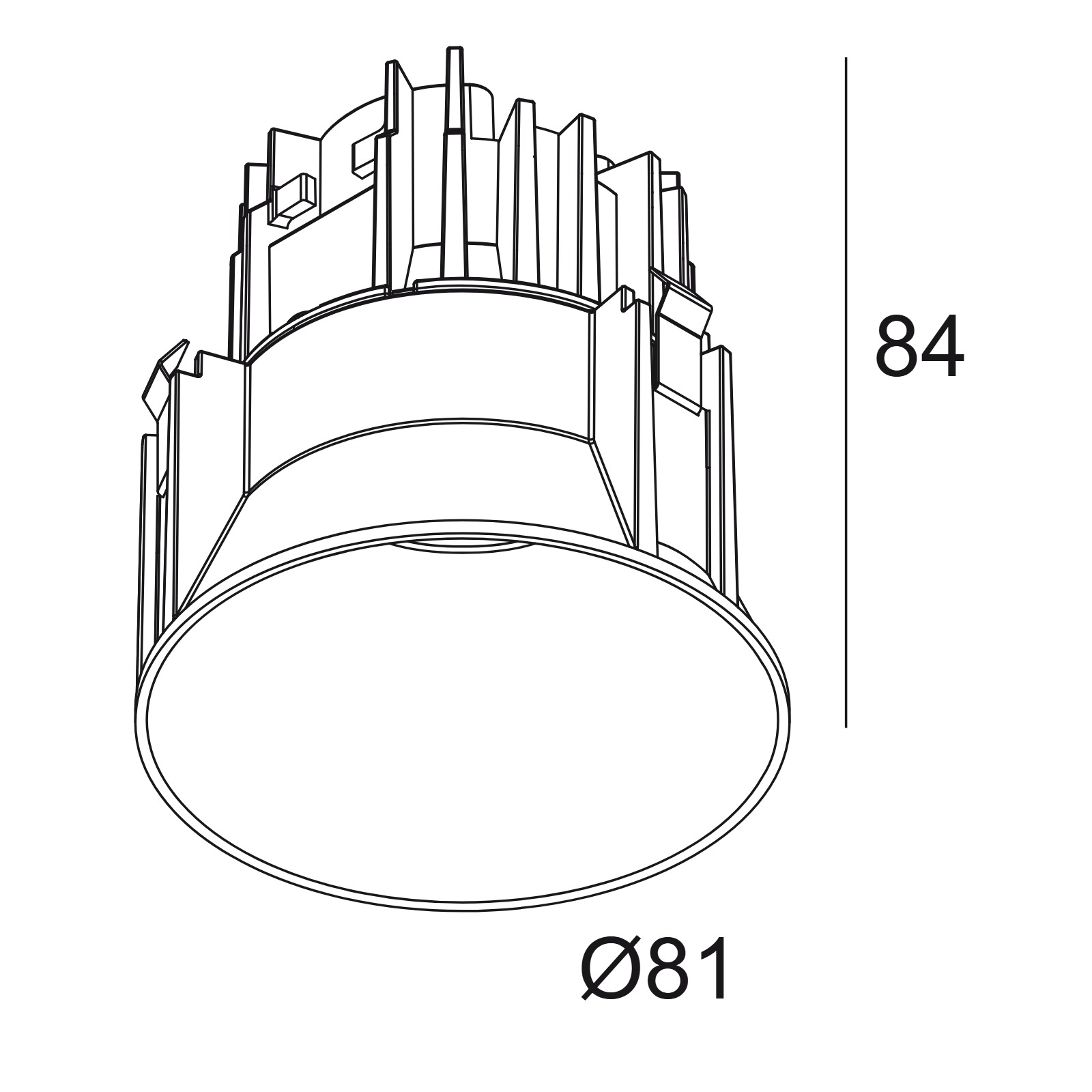 DEEP RINGO TRIMLESS SOFT 93045 B черный Delta Light встраиваемый точечный светильник 2