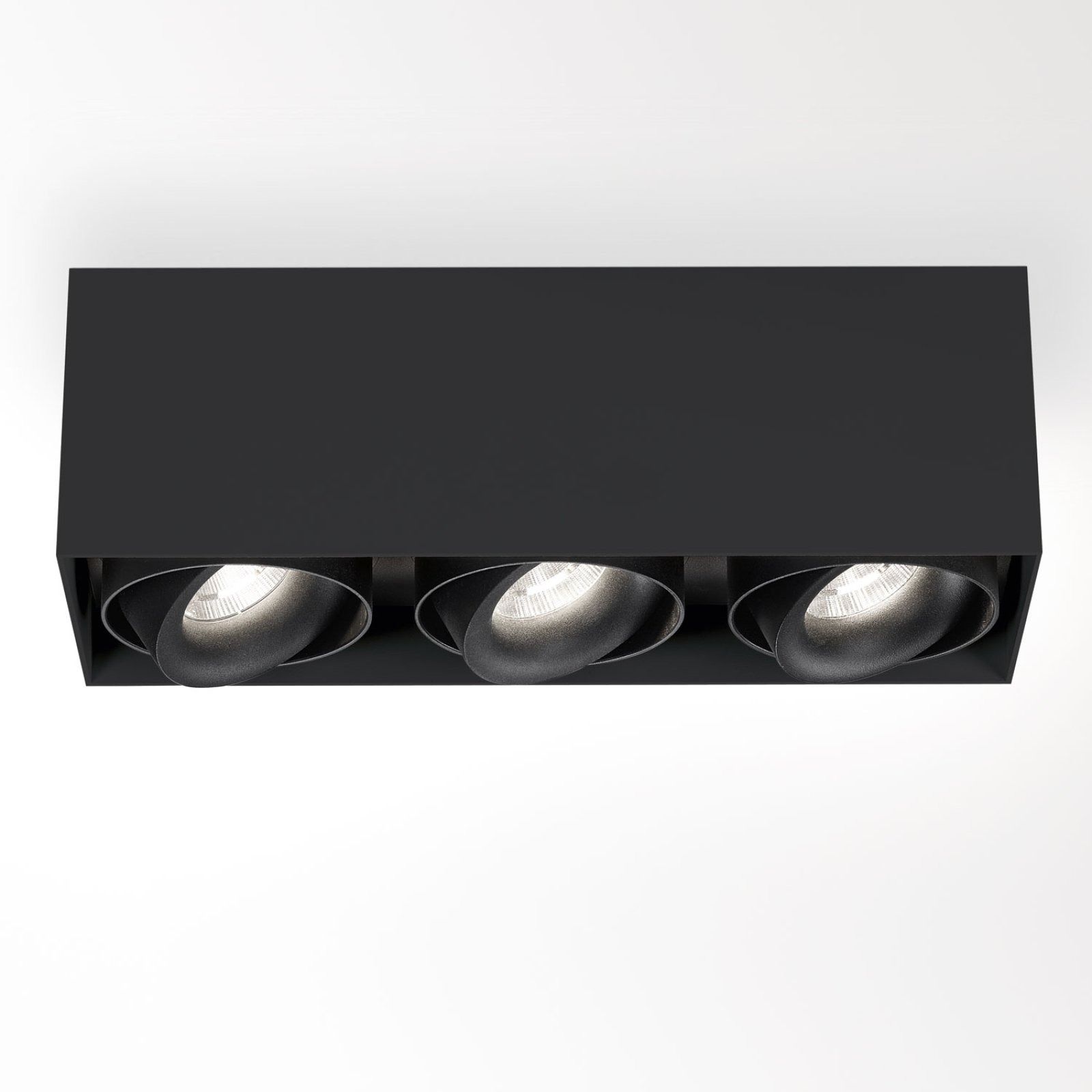 MINIGRID ON 350 SOFT 93045 DIM8 B-B черный Delta Light накладной потолочный светильник