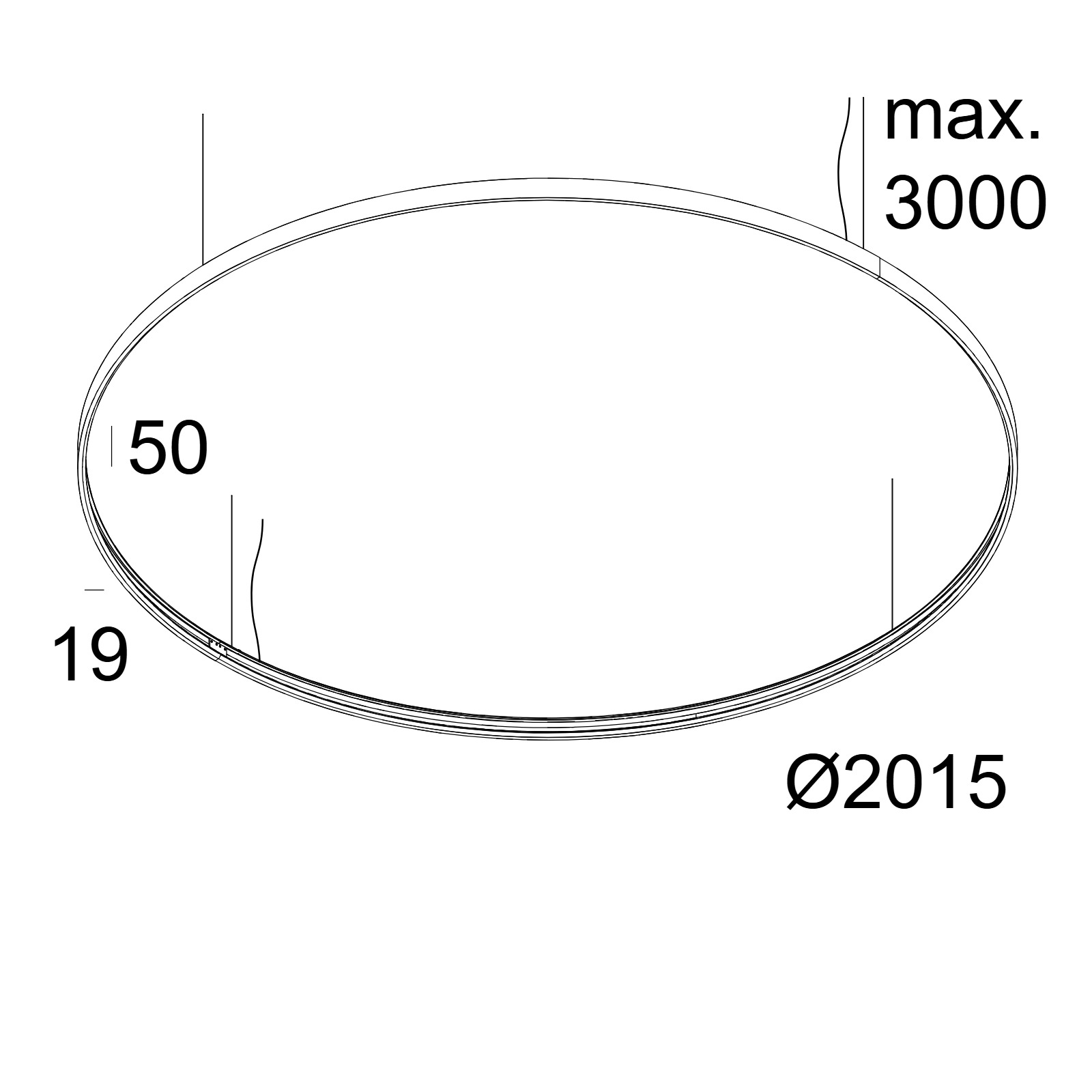 SUPERLOOP HC 200 MDL B черный Delta Light подвесной светильник 2