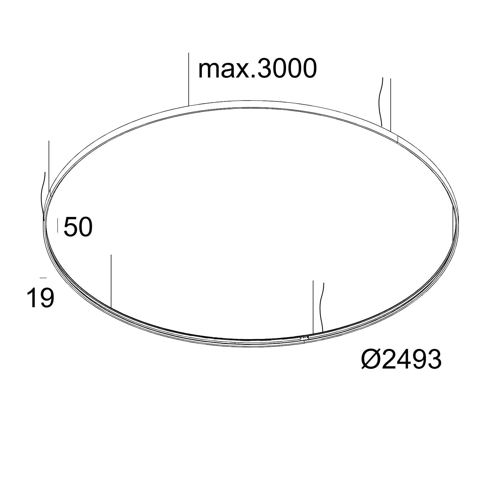 SUPERLOOP HC 250 Delta Light подвесной потолочный светильник 2