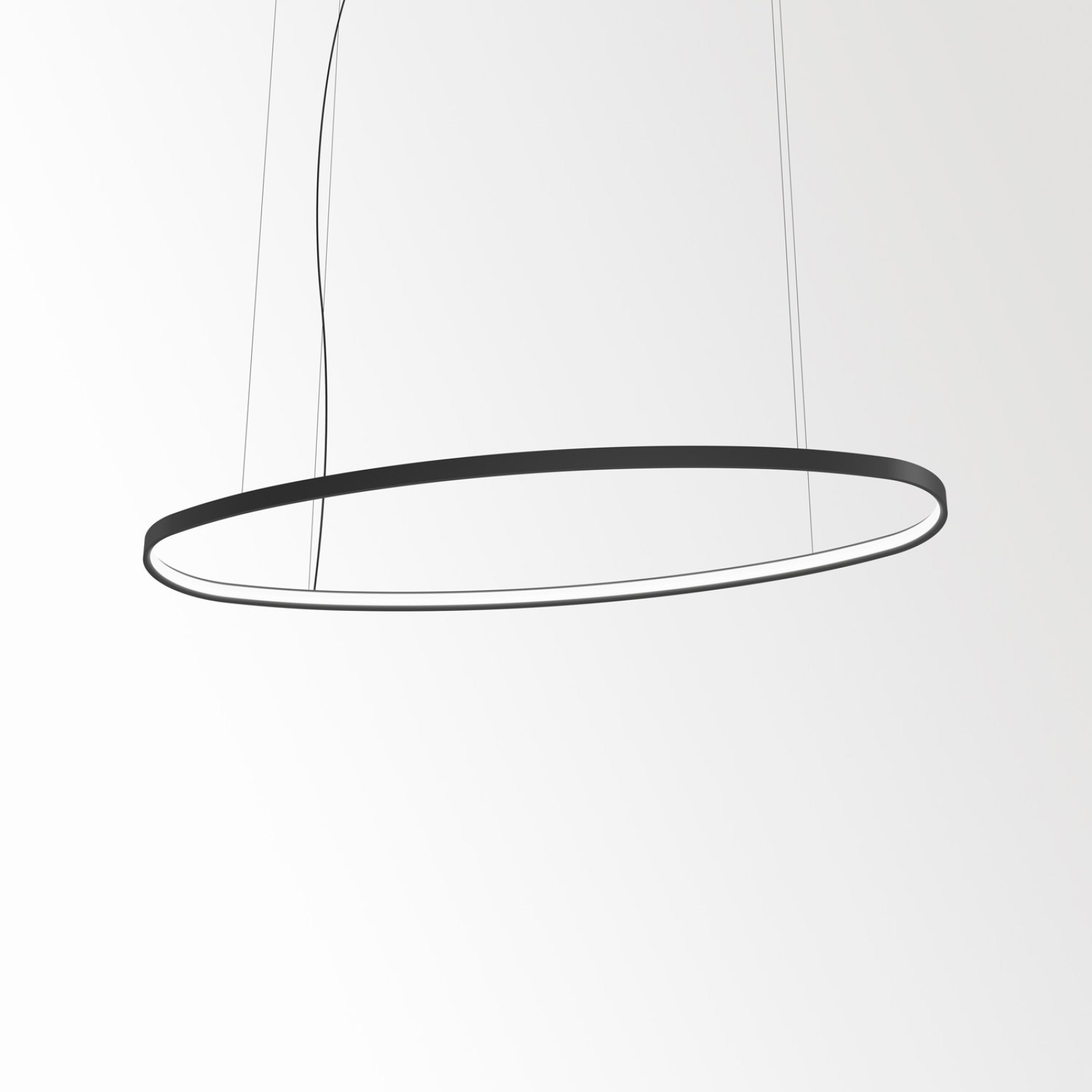 SUPERLOOP HC SBL OVAL M 930 B черный Delta Light подвесной светильник