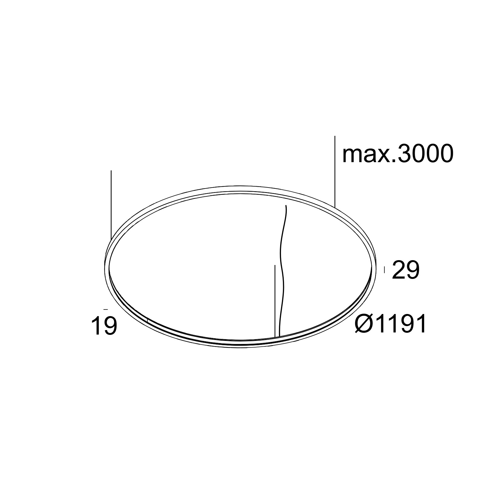 SUPERLOOP SLIM IN 120 SBL 930 B черный Delta Light подвесной светильник 2