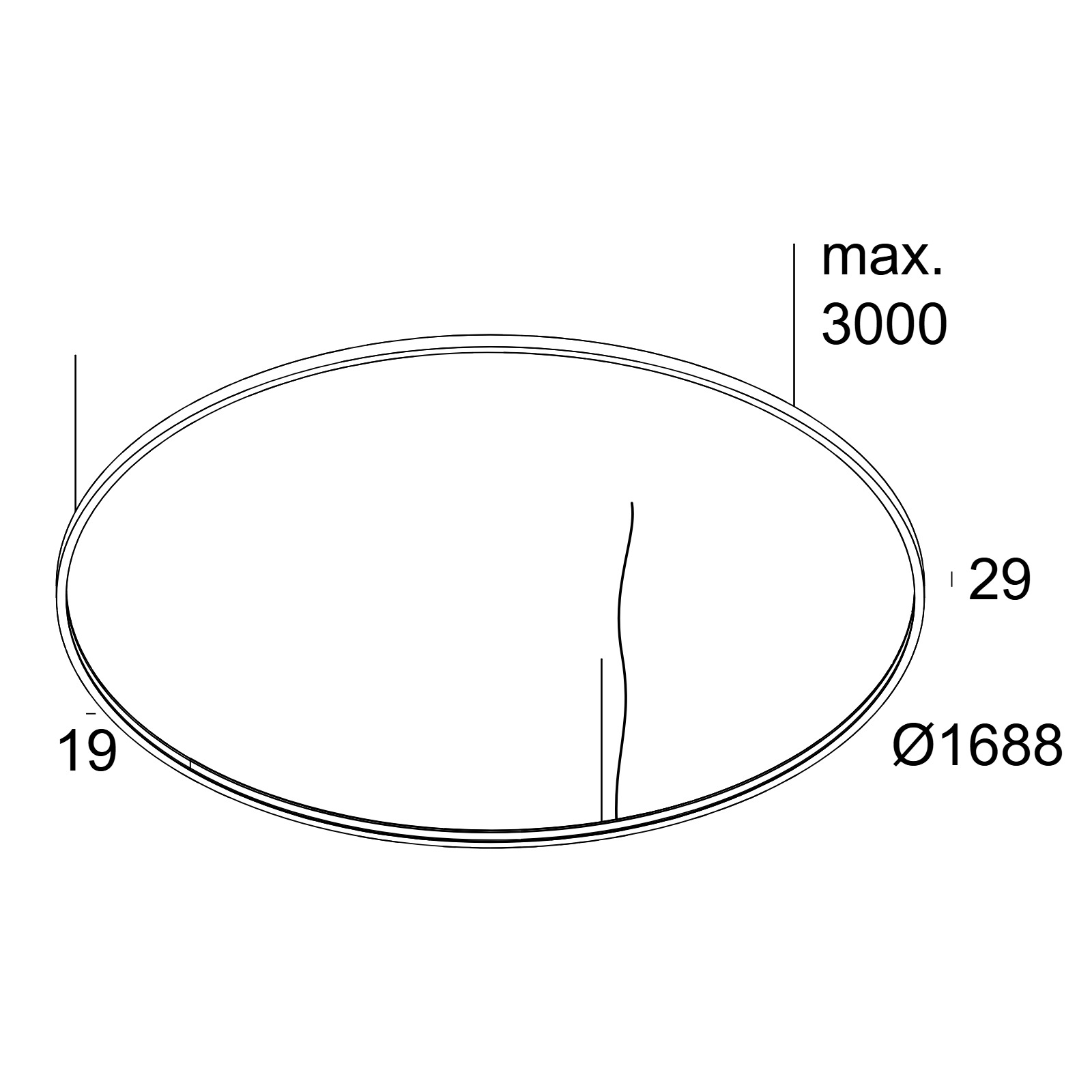 SUPERLOOP SLIM IN 170 SBL 930 FG фламандское золото Delta Light подвесной светильник 2