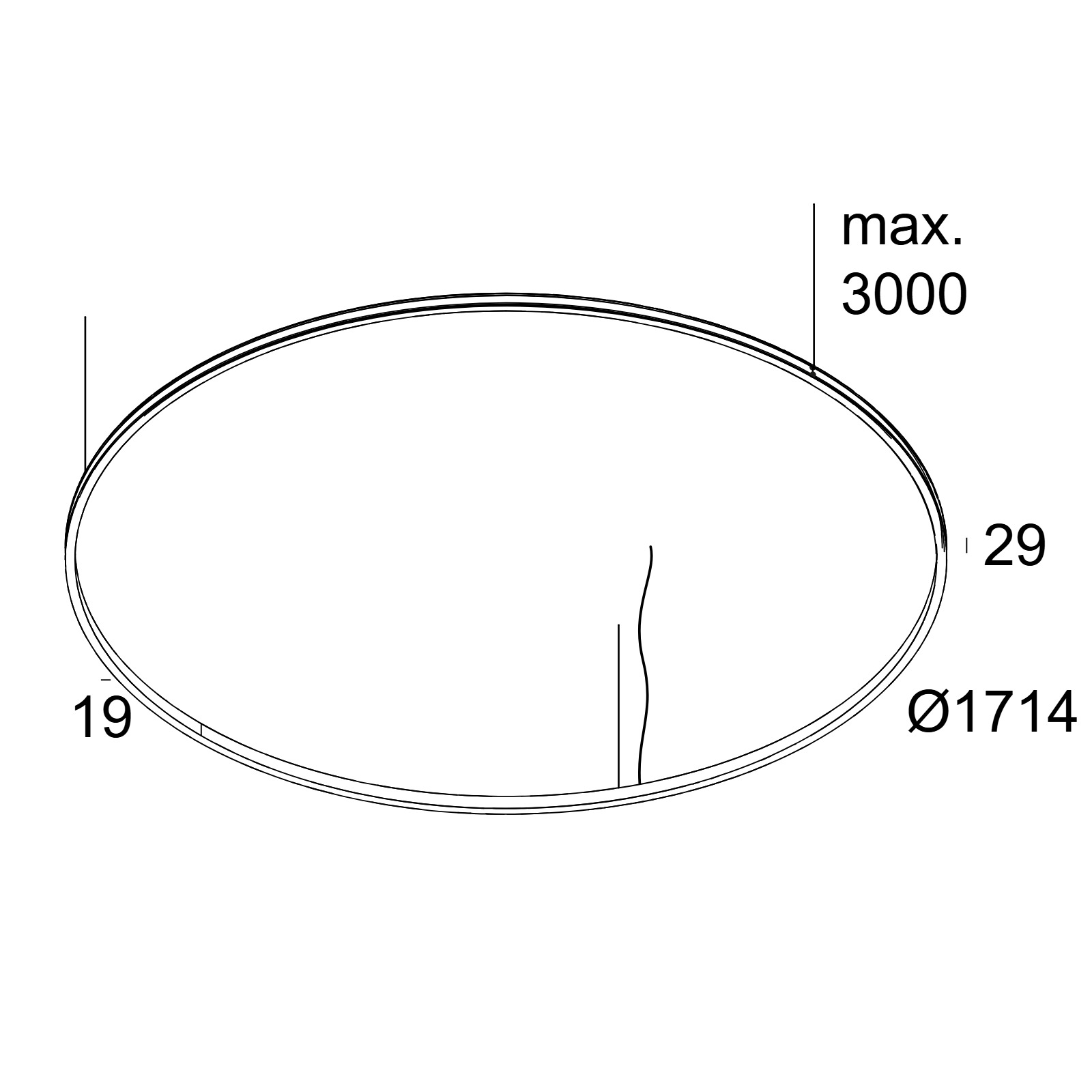 SUPERLOOP SLIM OUT 170 SBL 930 FG фламандское золото Delta Light подвесной светильник 2