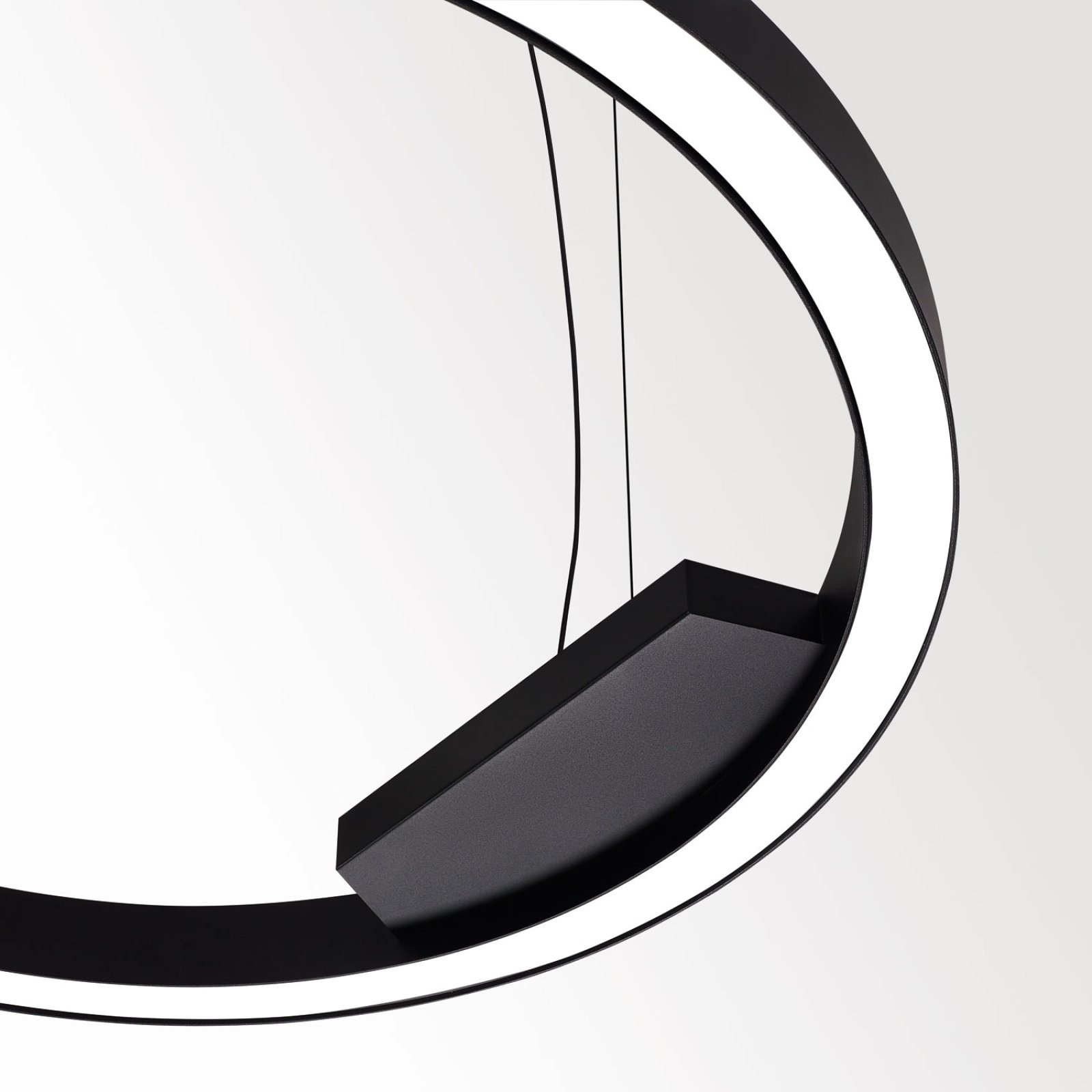 SUPER-OH! SLIM 120 SBL DOWN 930 B черный Delta Light накладной потолочный светильник 4