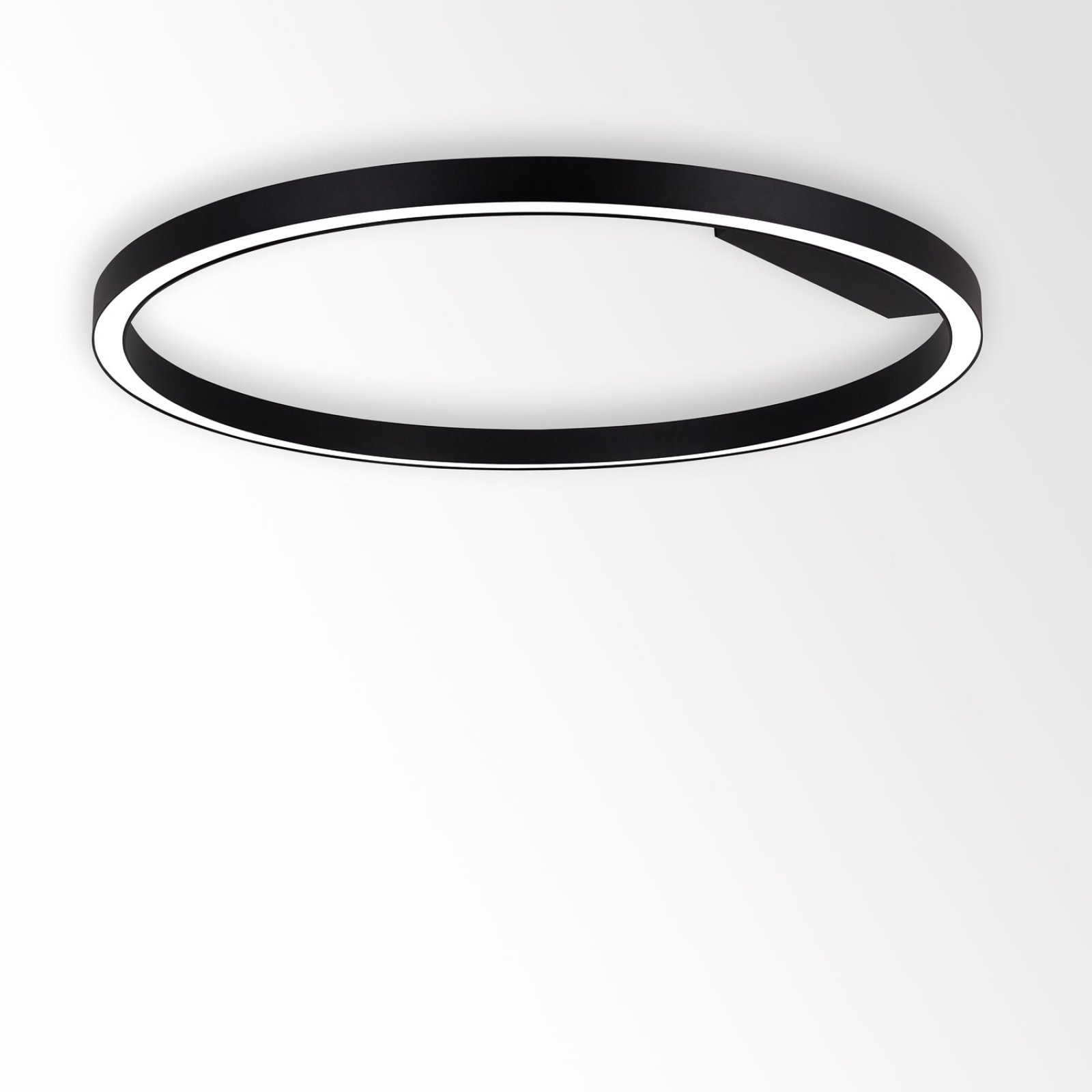 SUPER-OH! SLIM 120 SBL DOWN 930 B черный Delta Light накладной потолочный светильник