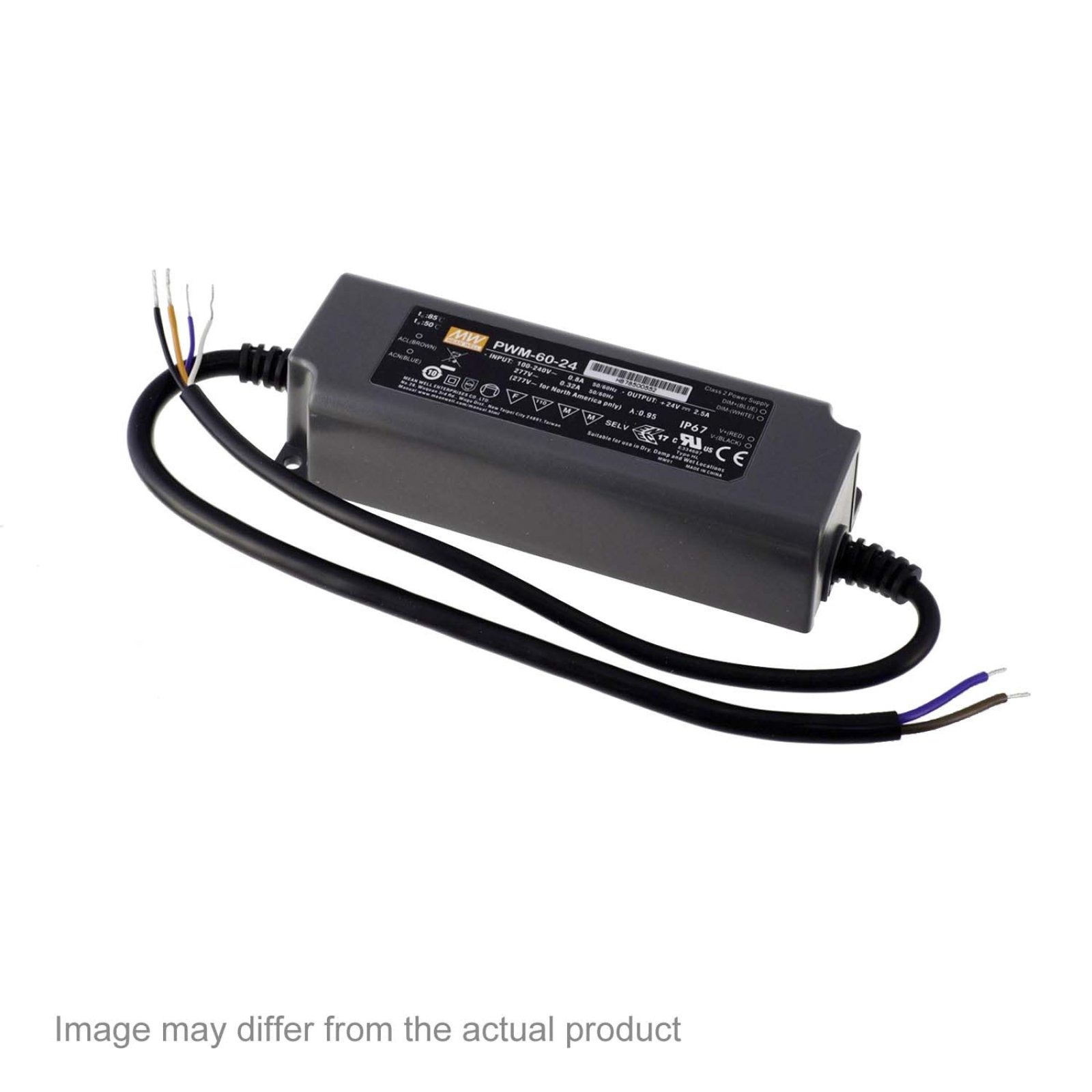 LED POWER SUPPLY 24V-DC / 60W IP67 DIM1 Delta Light драйвер
