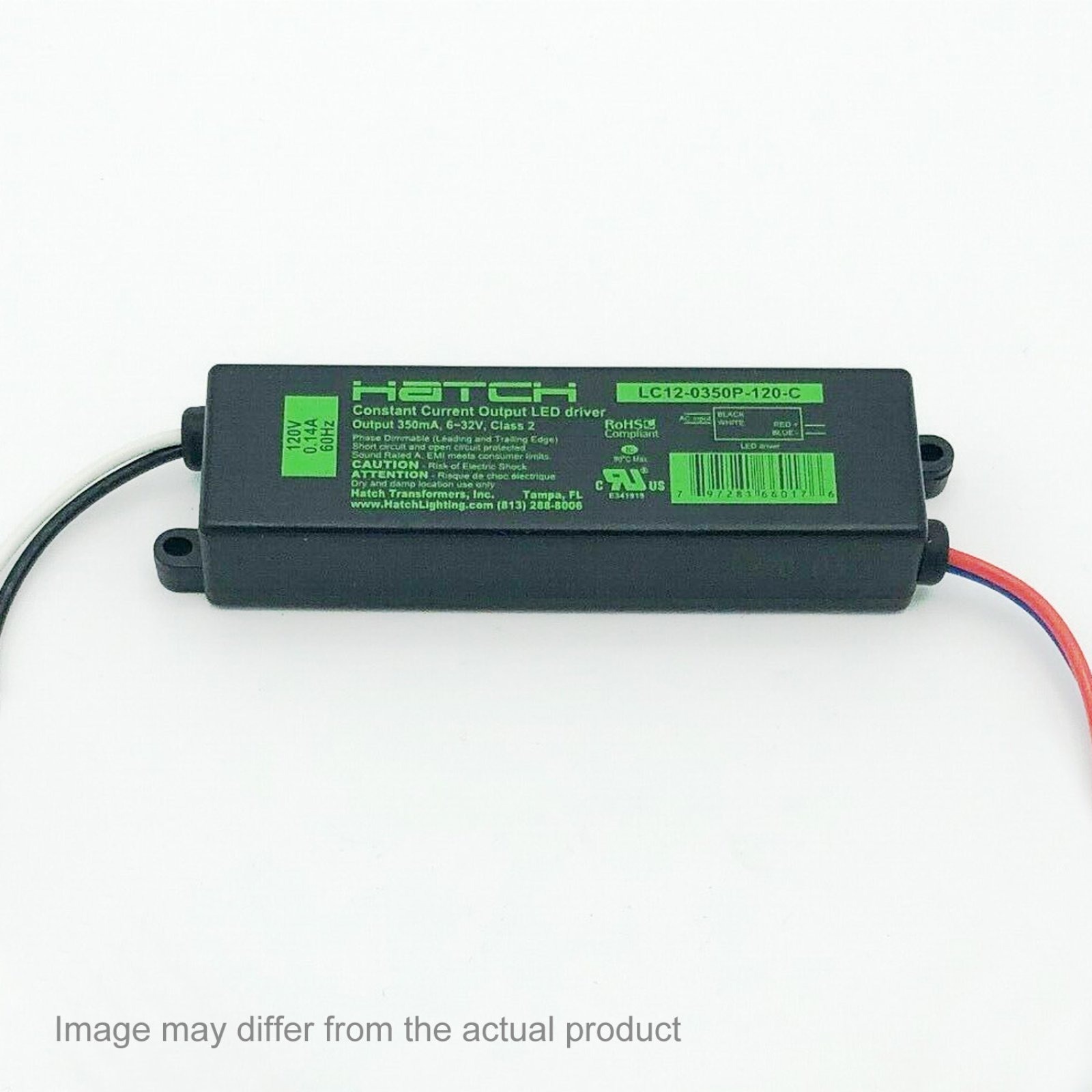 LED POWER SUPPLY 120V - 350mA-DC / 12W DIM8 Delta Light драйвер