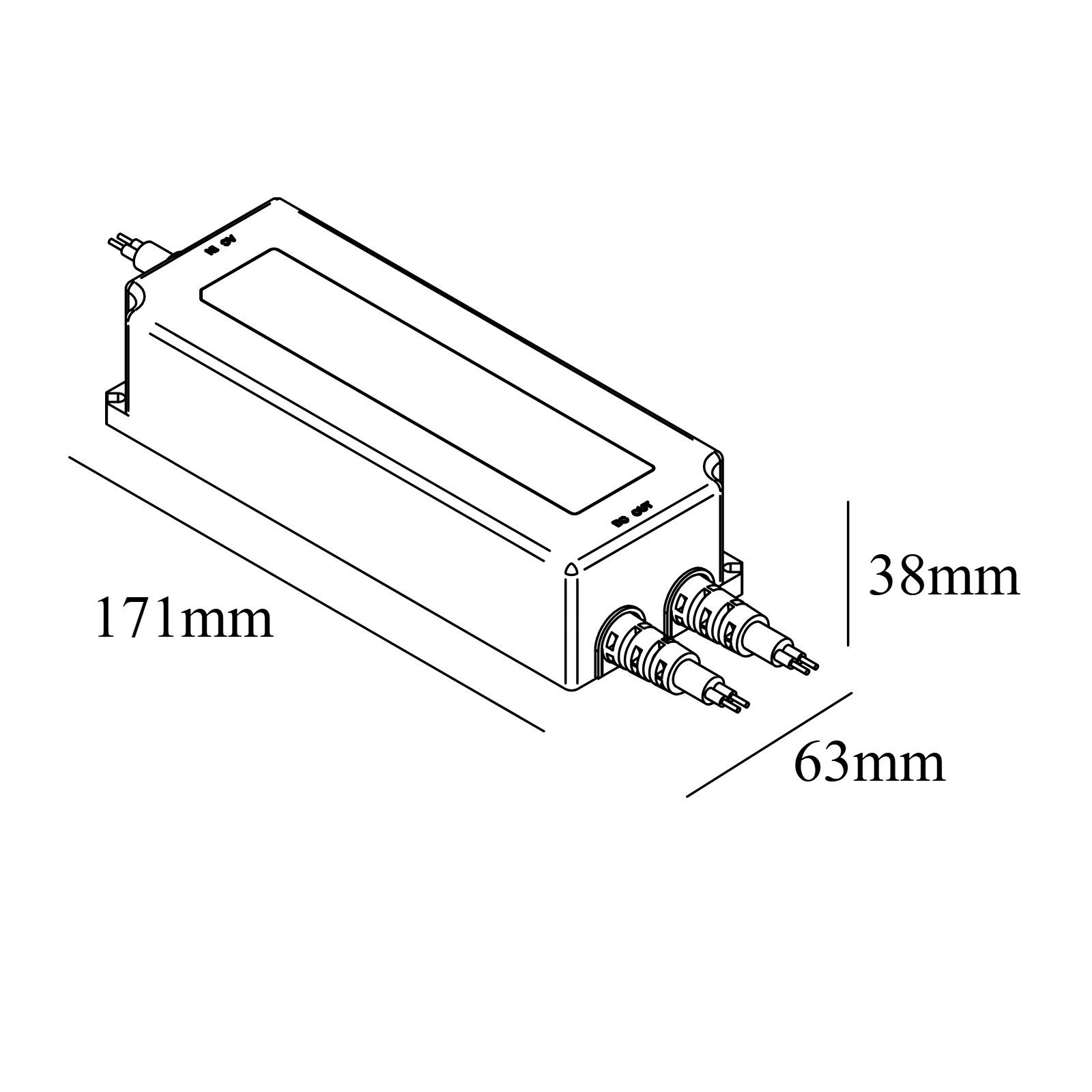 LED POWER SUPPLY 48V-DC / 90W DIM1 Delta Light драйвер 3