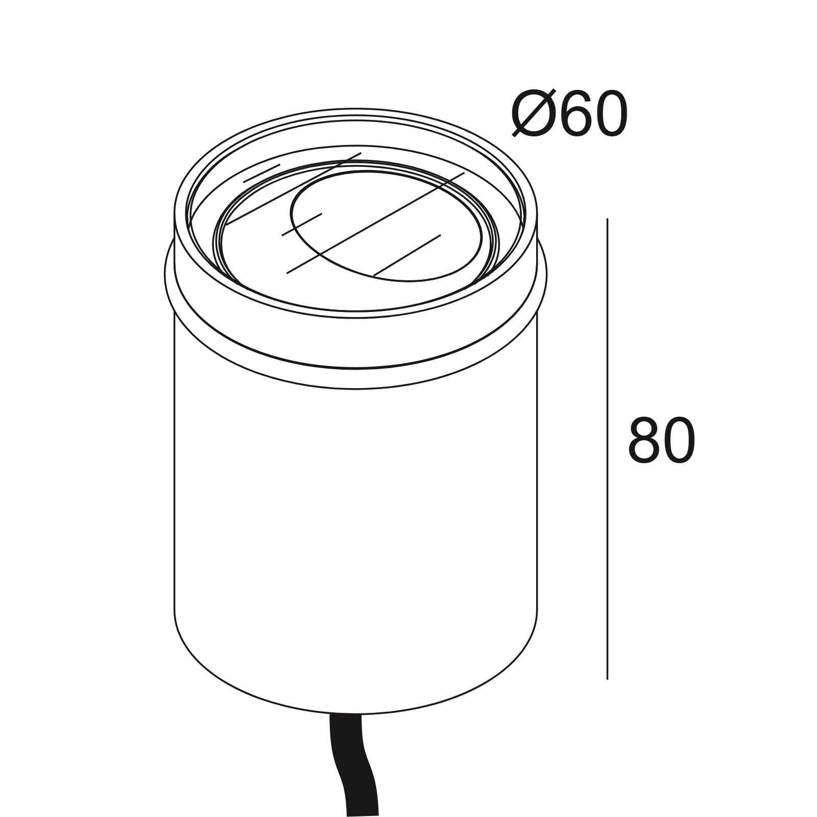 LOGIC 60 R WALLWASH встраиваемый в пол светильник Delta Light 2