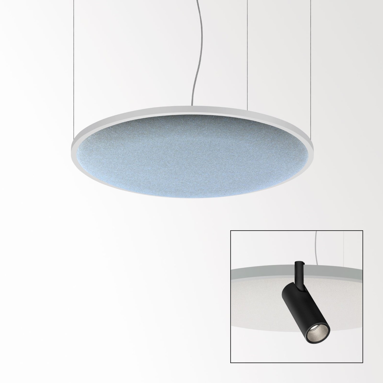 SOLI - SHHH PLUS 90/4 ARCTIC DIM5 W белый Delta Light подвесной светильник
