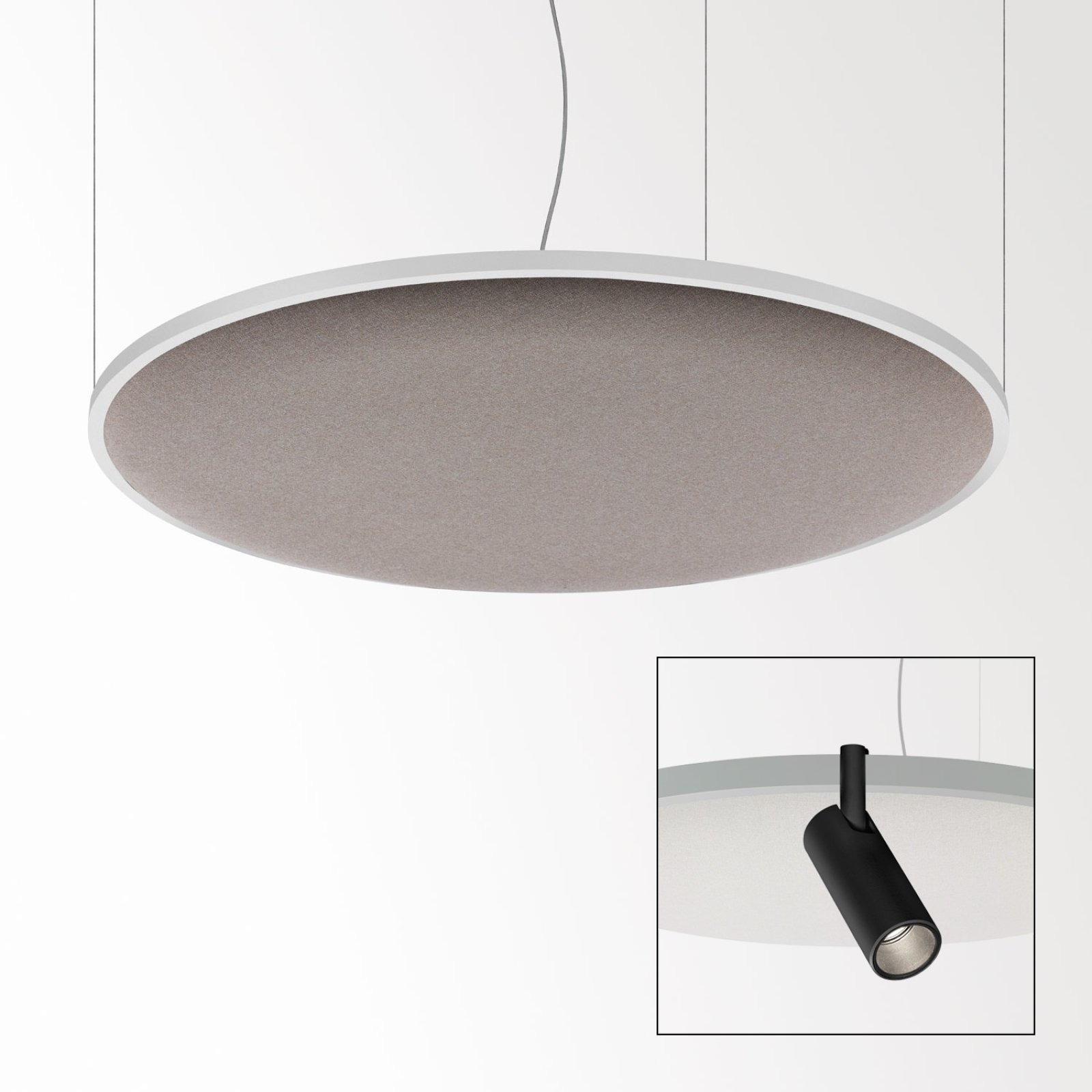 SOLI - SHHH PLUS 120/4 SAND DIM5 W белый Delta Light подвесной светильник