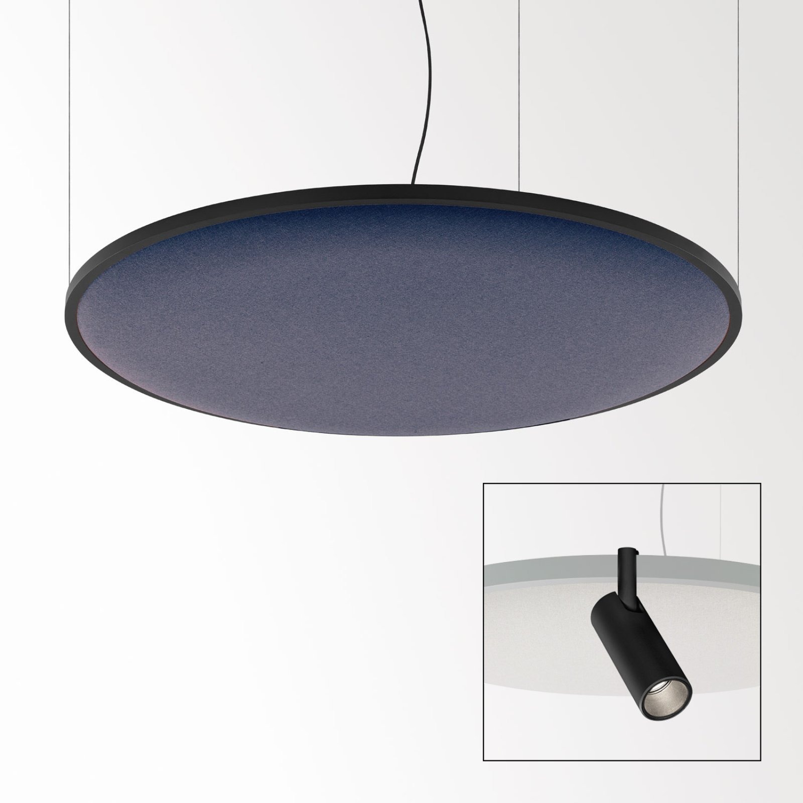 SOLI - SHHH PLUS 120/4 LILAC DIM5 B черный Delta Light подвесной светильник