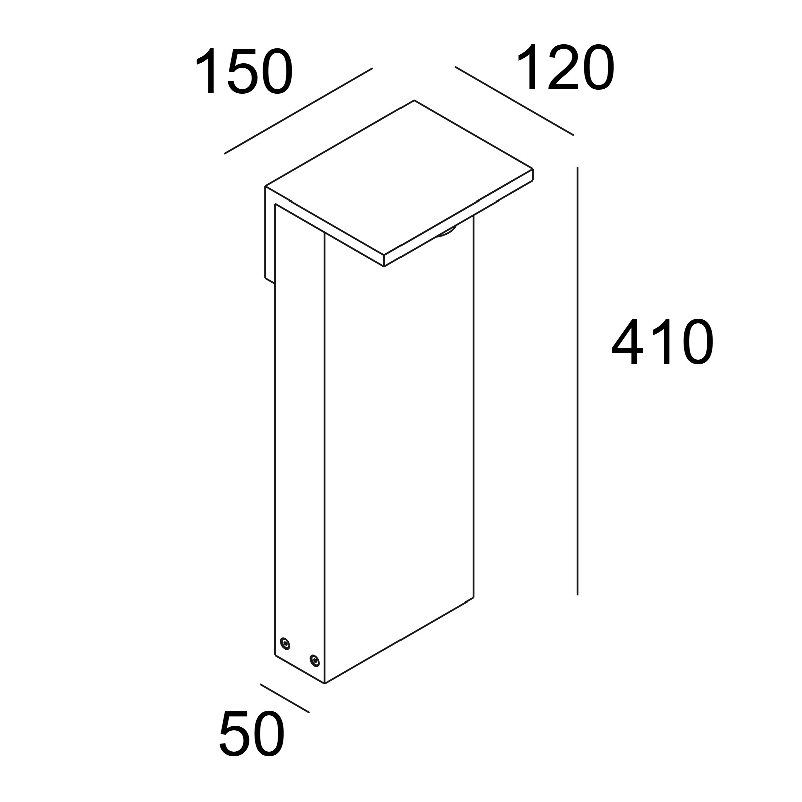 OBLIX 40 напольный светильник Delta Light 2