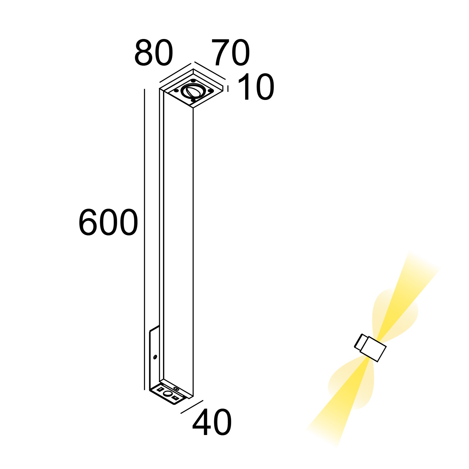 ELBO SYMMETRIC P 60 напольный светильник Delta Light 2