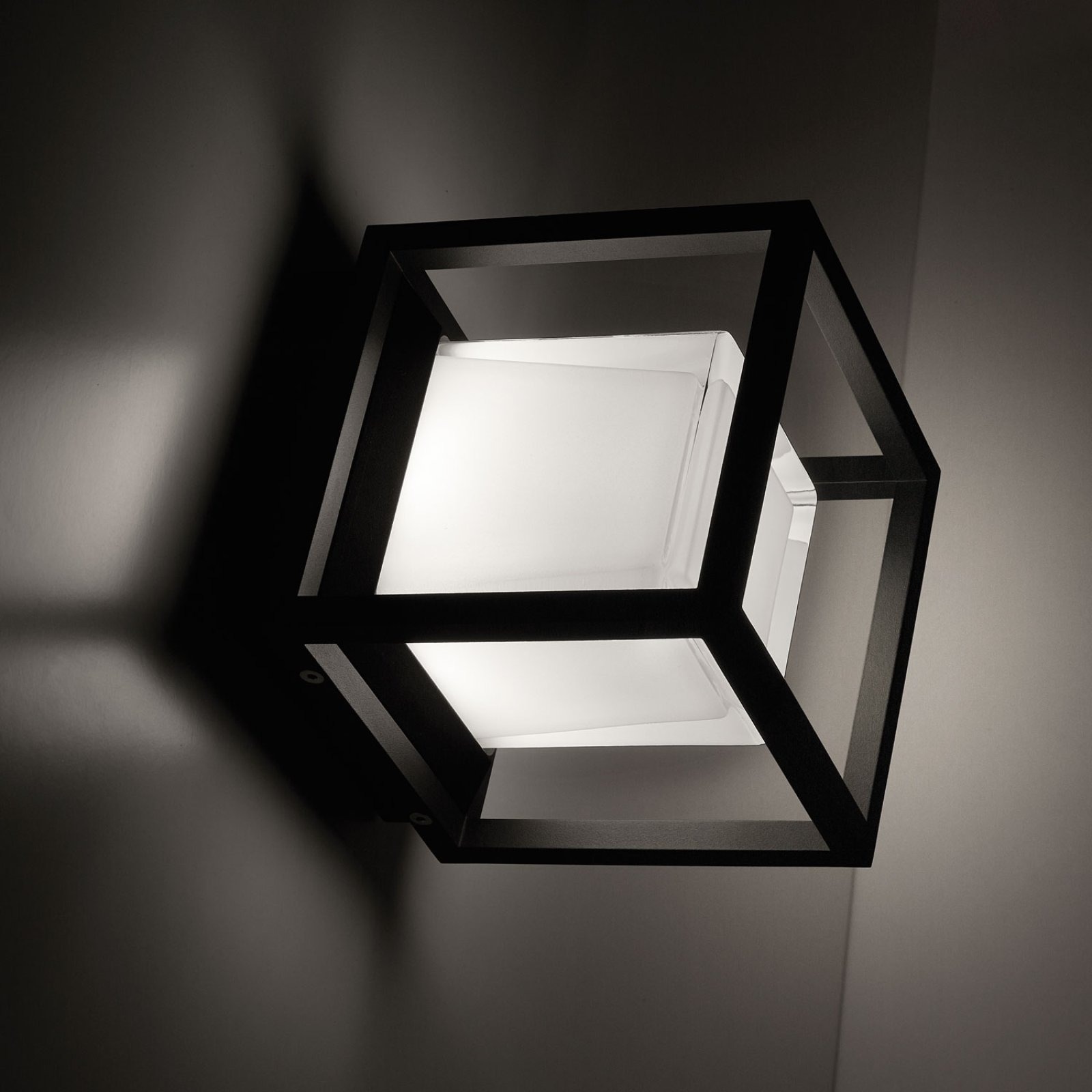 MONTUR S LED HW B черный Delta Light уличный настенный светильник 5