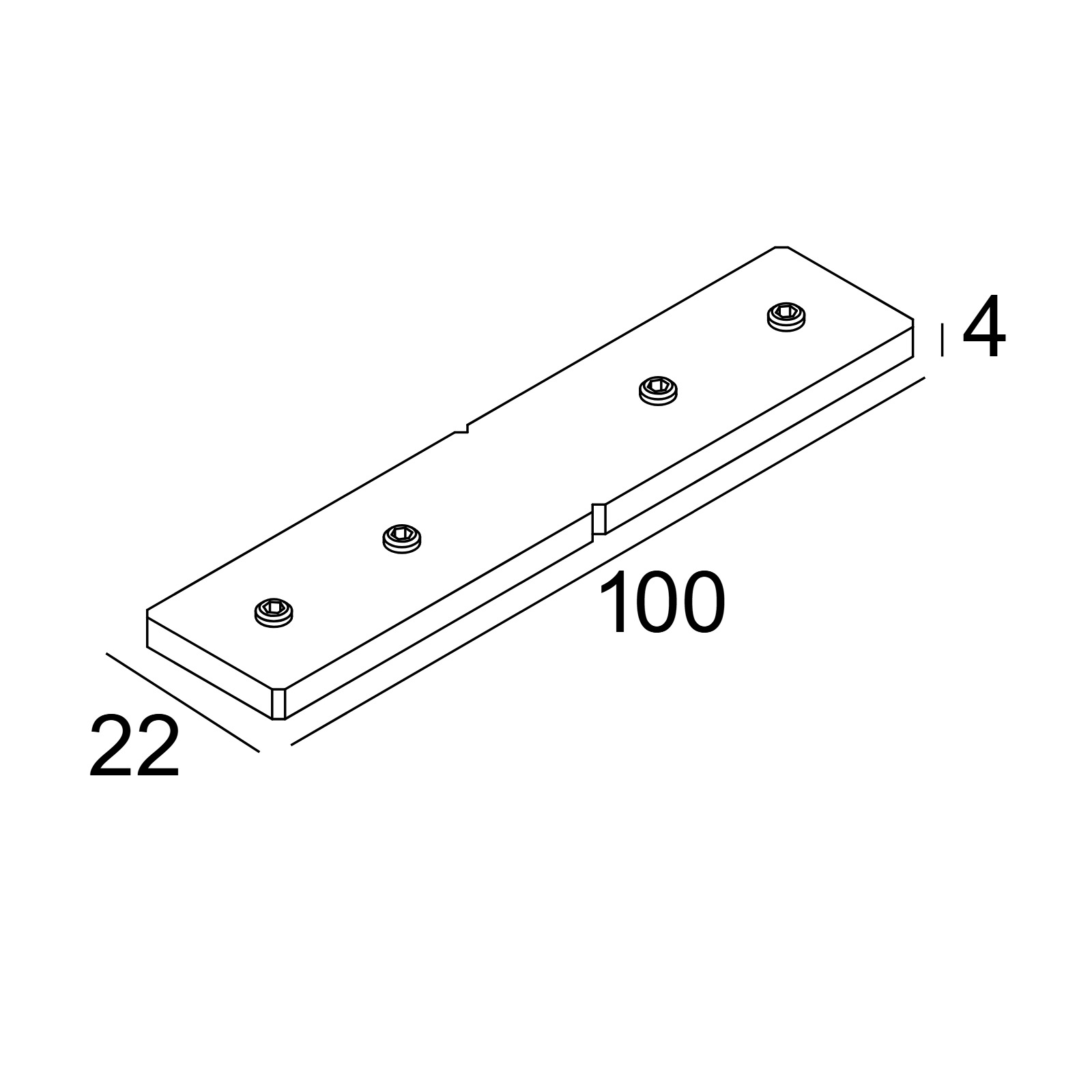 Cилиners DUMMY Delta Light SLM26H - CORNER 180°