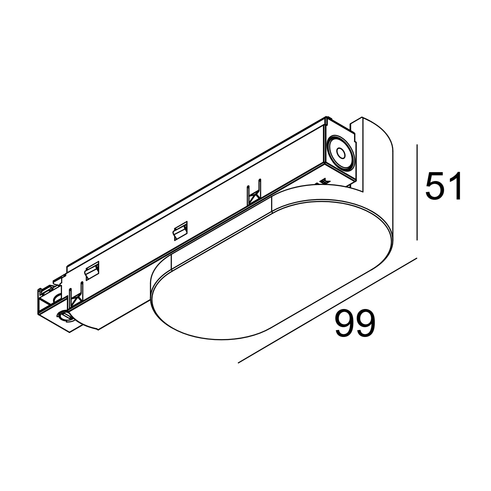 Current supply ACCESSOIRE/OPTION Delta Light SLM26L - SIDE SUPPLY 48V B 2