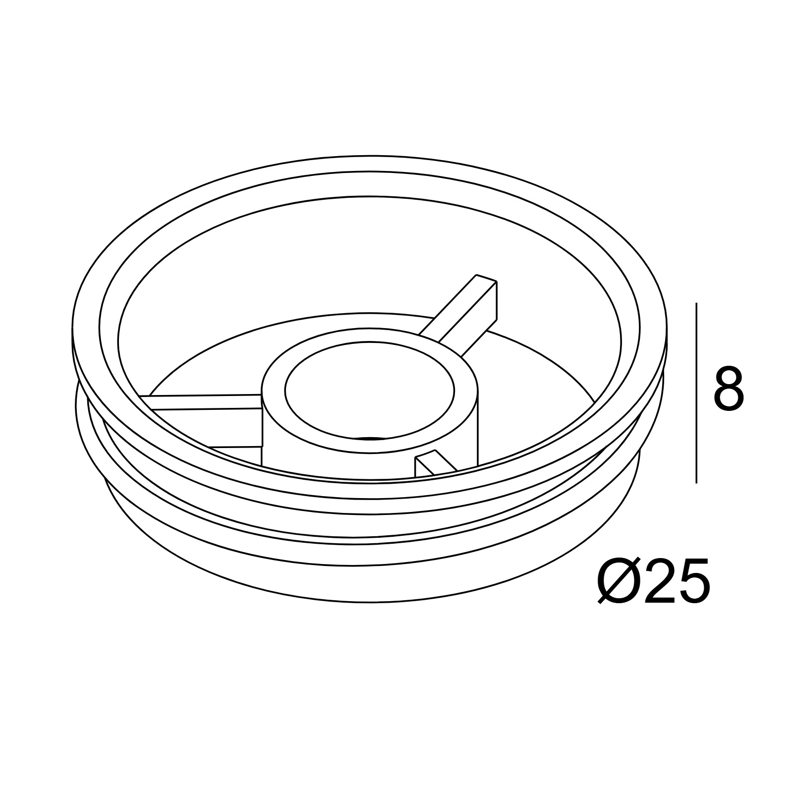 VISOR 27 B черный Delta Light аксессуар 2