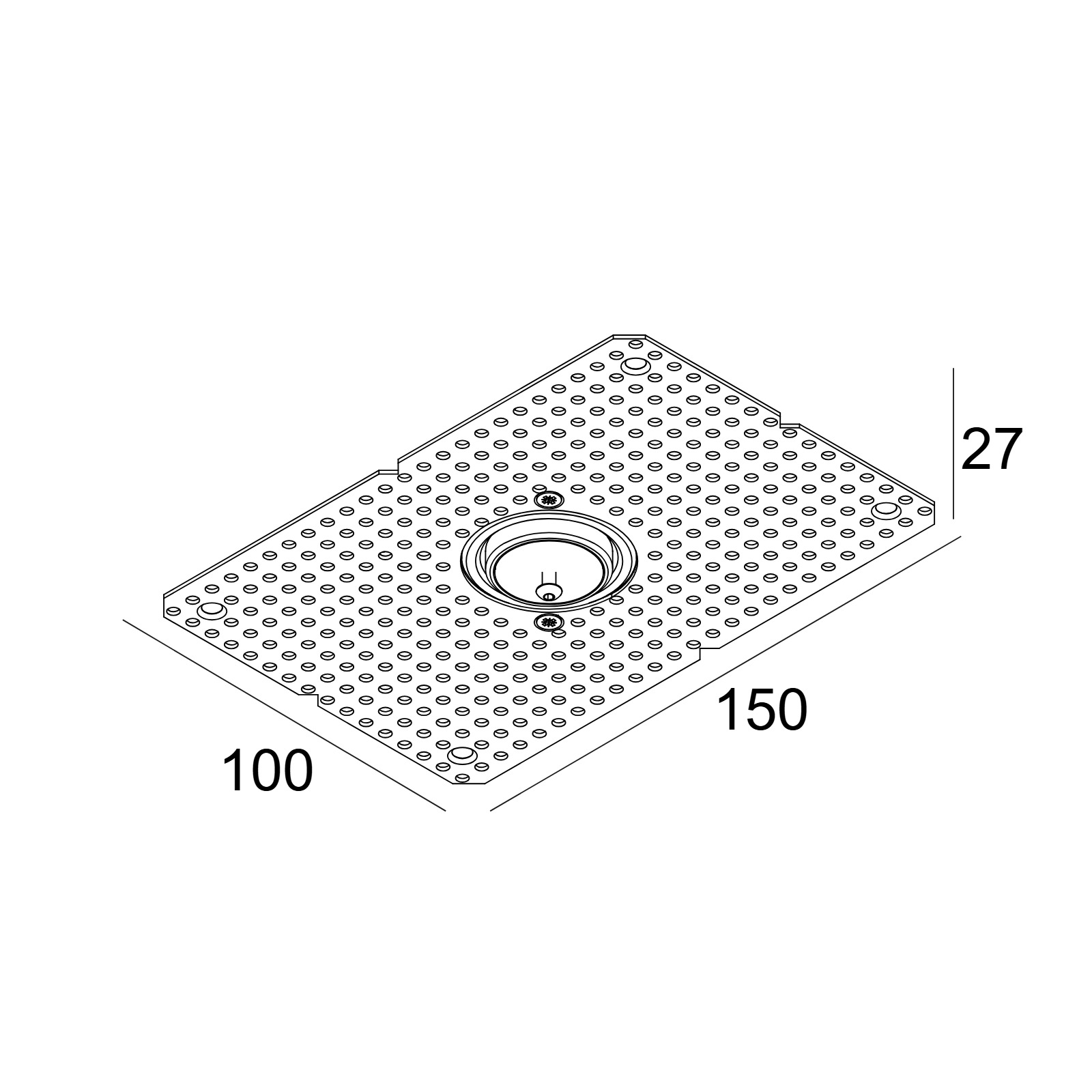 MOUNTING KIT PLUG O.F.A. Delta Light монтажный комлект