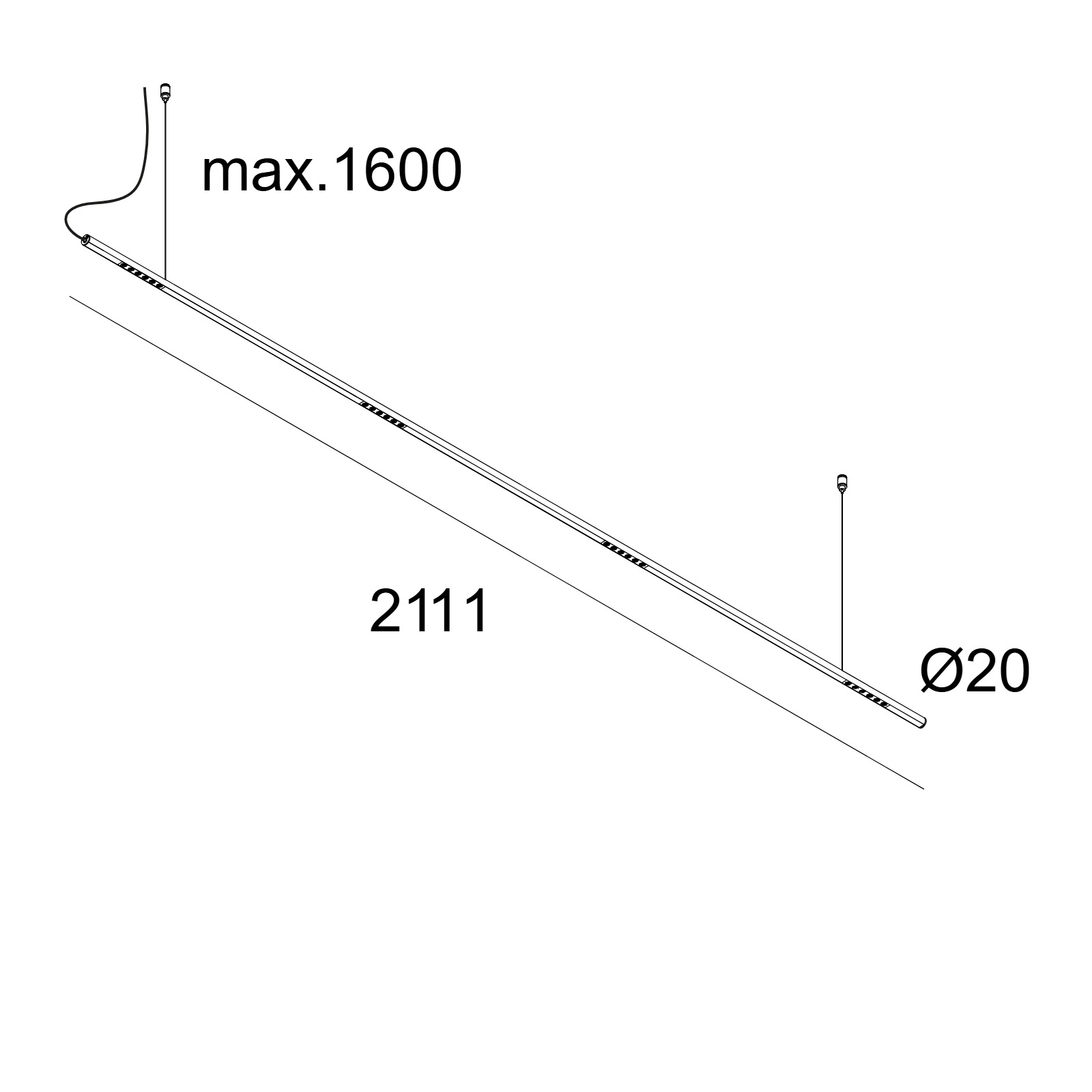 LASS-OH! L210-4 92734 B черный Delta Light подвесной светильник 2