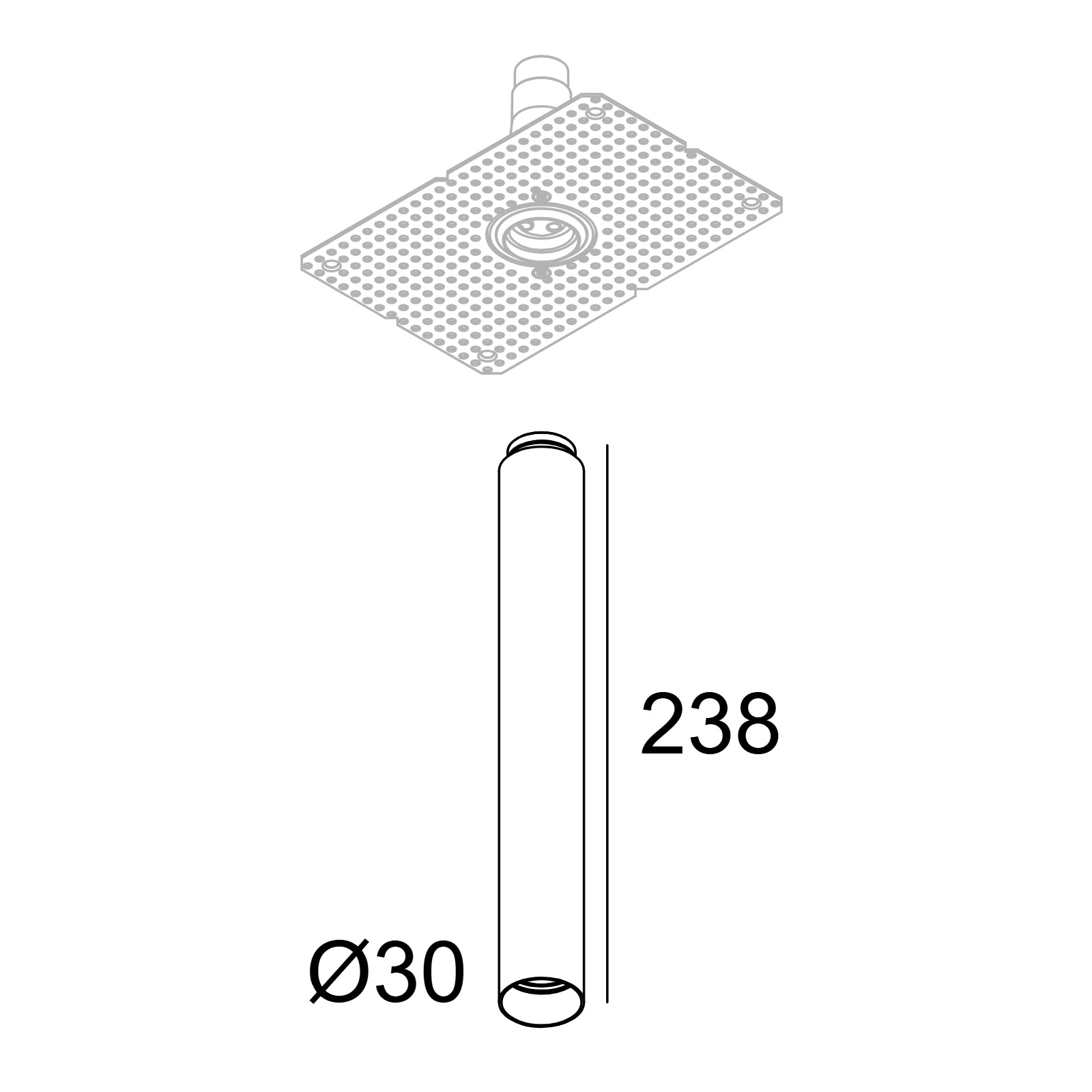 NEEDLE 1 TRC 92713 BBR черная бронза Delta Light накладной потолочный светильник 2