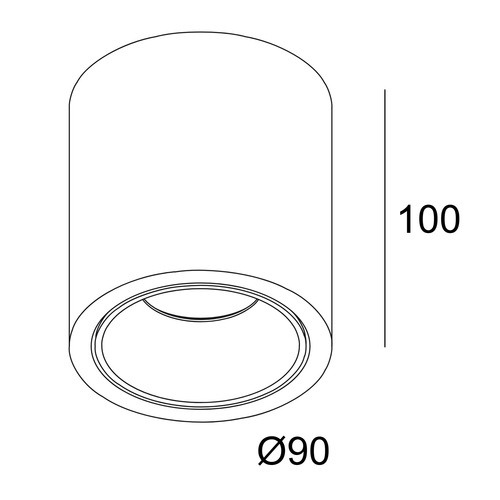 BOXY R 92733 DIM8 B-FBR черный Delta Light накладной потолочный светильник 2