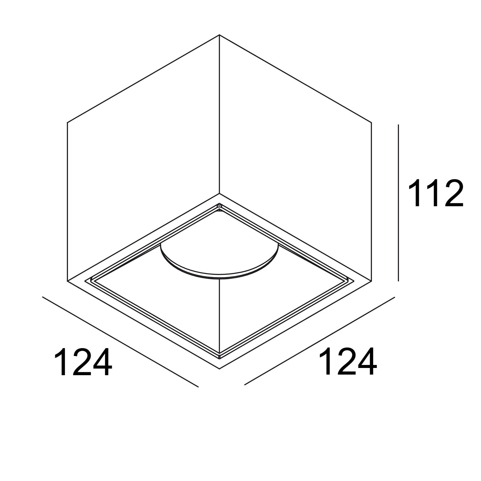 BOXY XL S 92720 B-B черный Delta Light накладной потолочный светильник 2