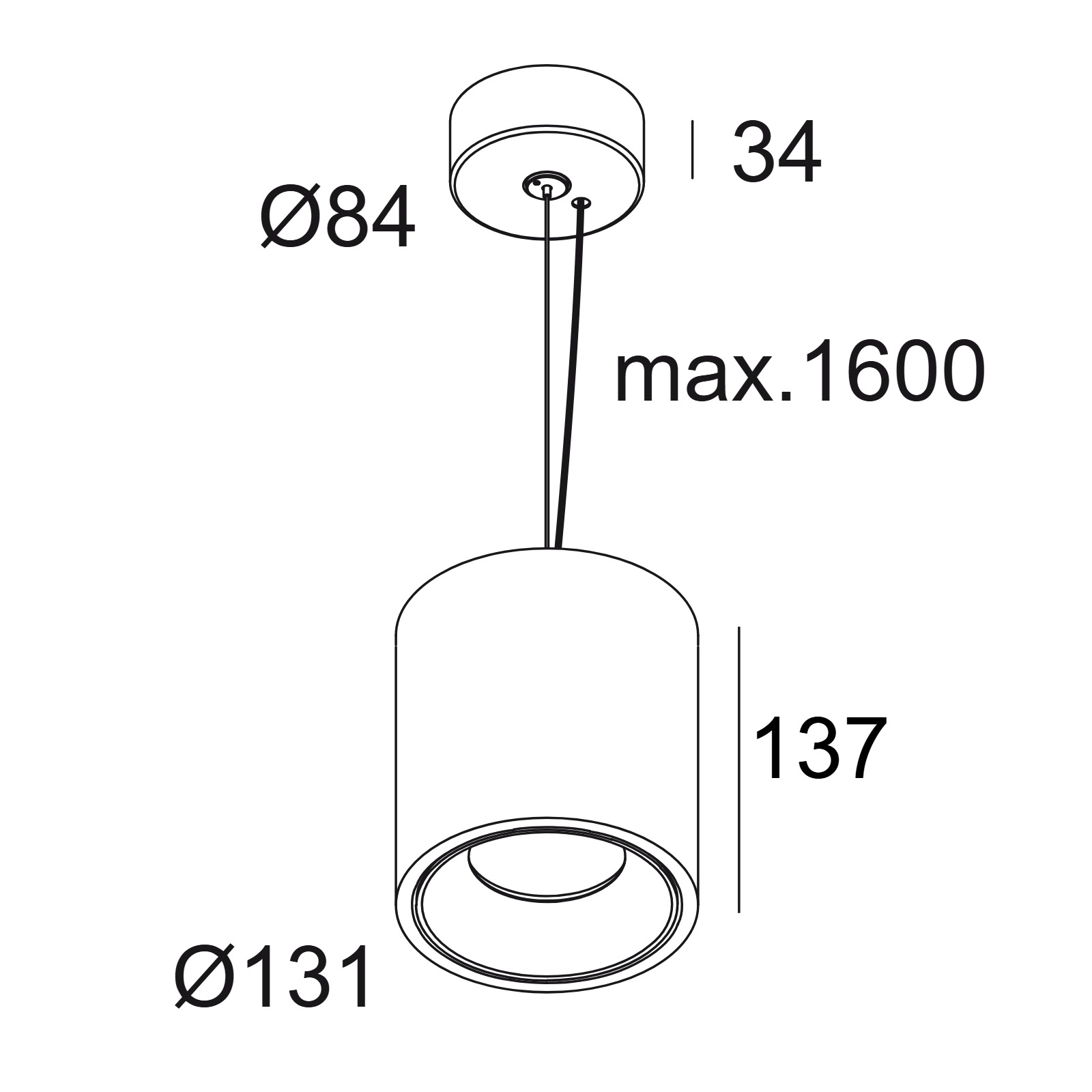 BOXY XL R C 92720 W-B белый Delta Light ICP 2