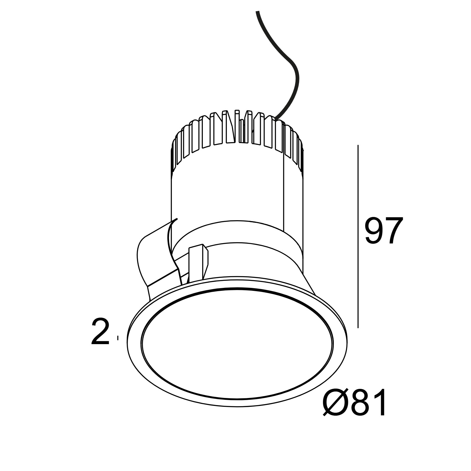 VARO 92736 IP S1 W белый Delta Light встраиваемый точечный светильник 2