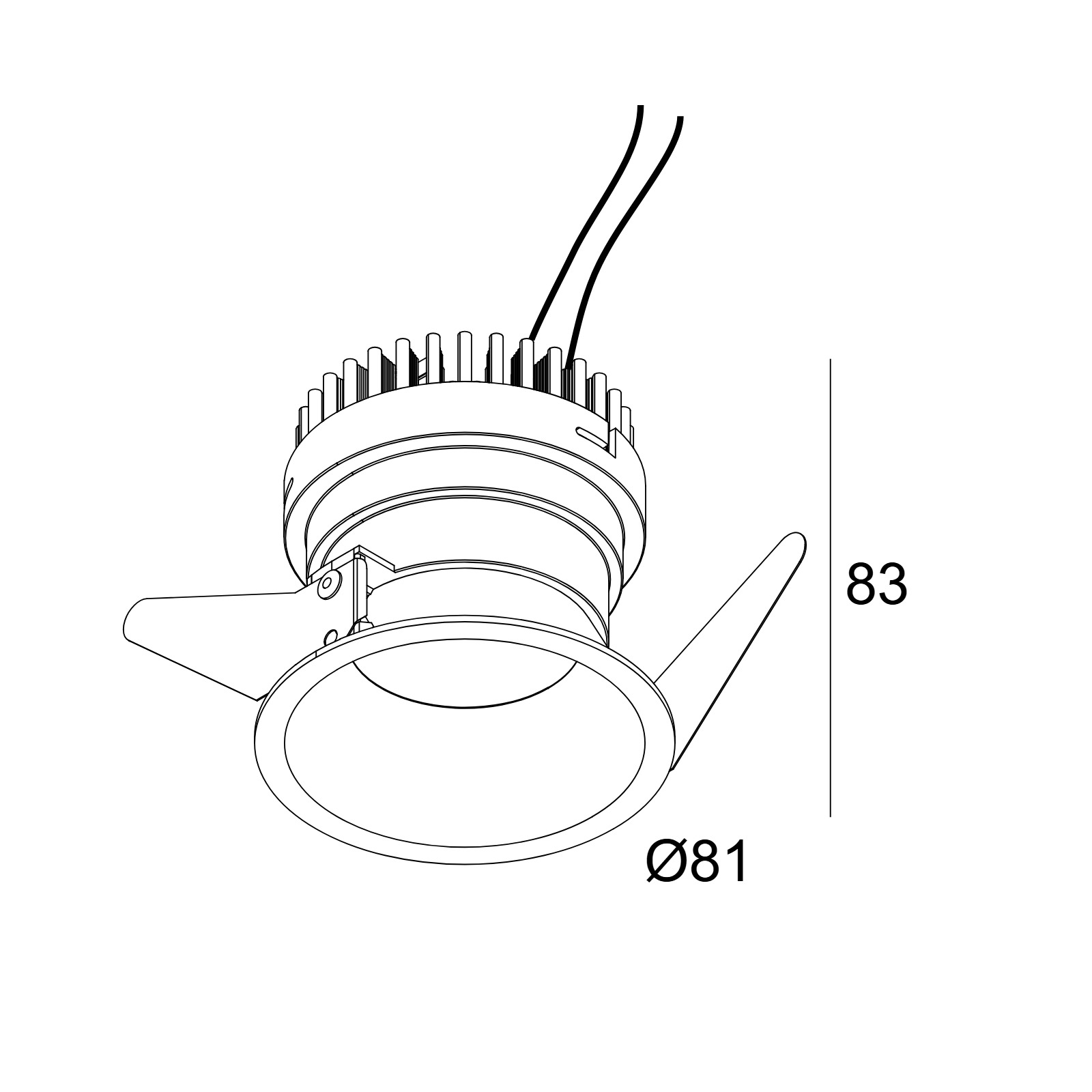 VARO 92736 IP S1 W белый Delta Light встраиваемый точечный светильник 4