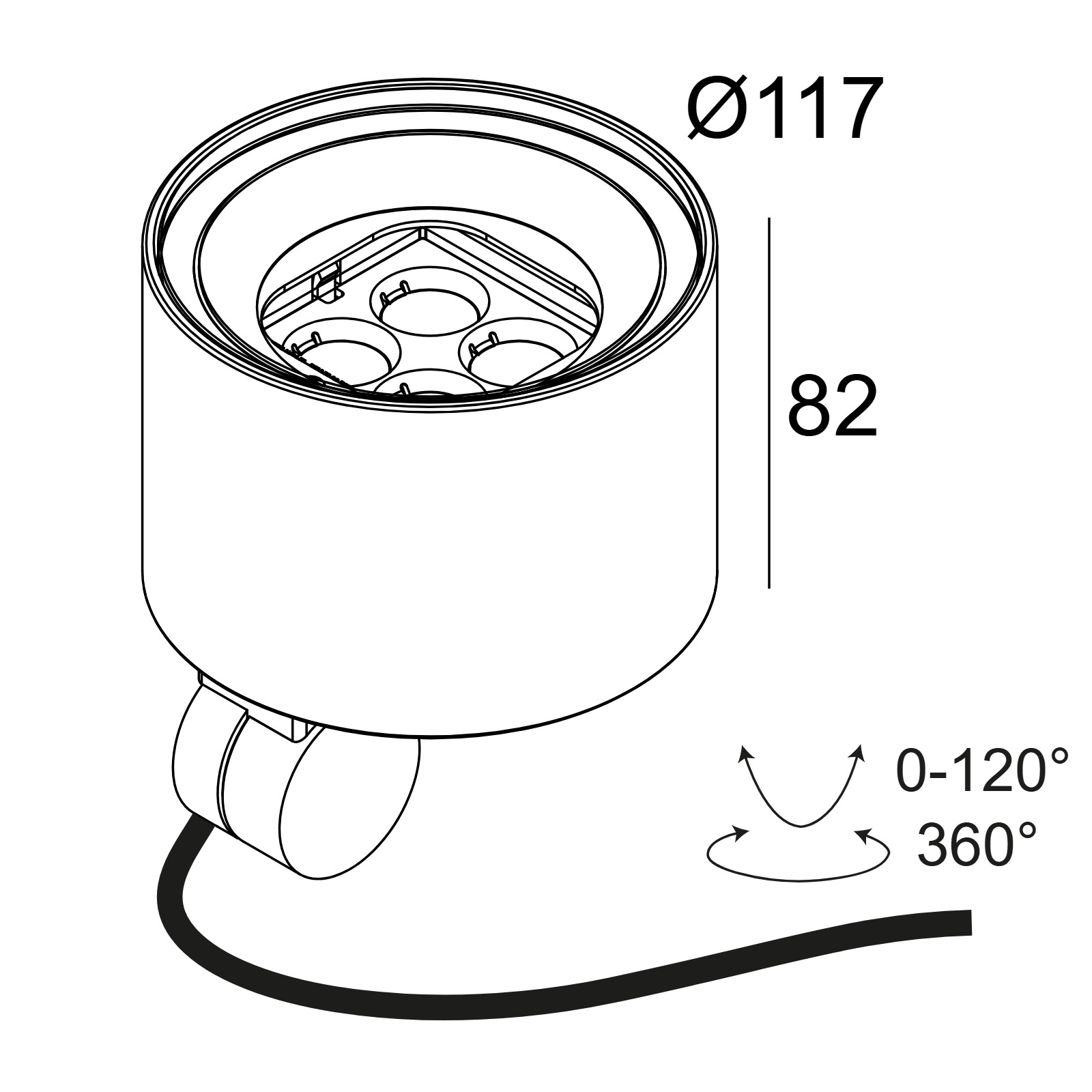 FRAX SB Delta Light накладной светильник 2